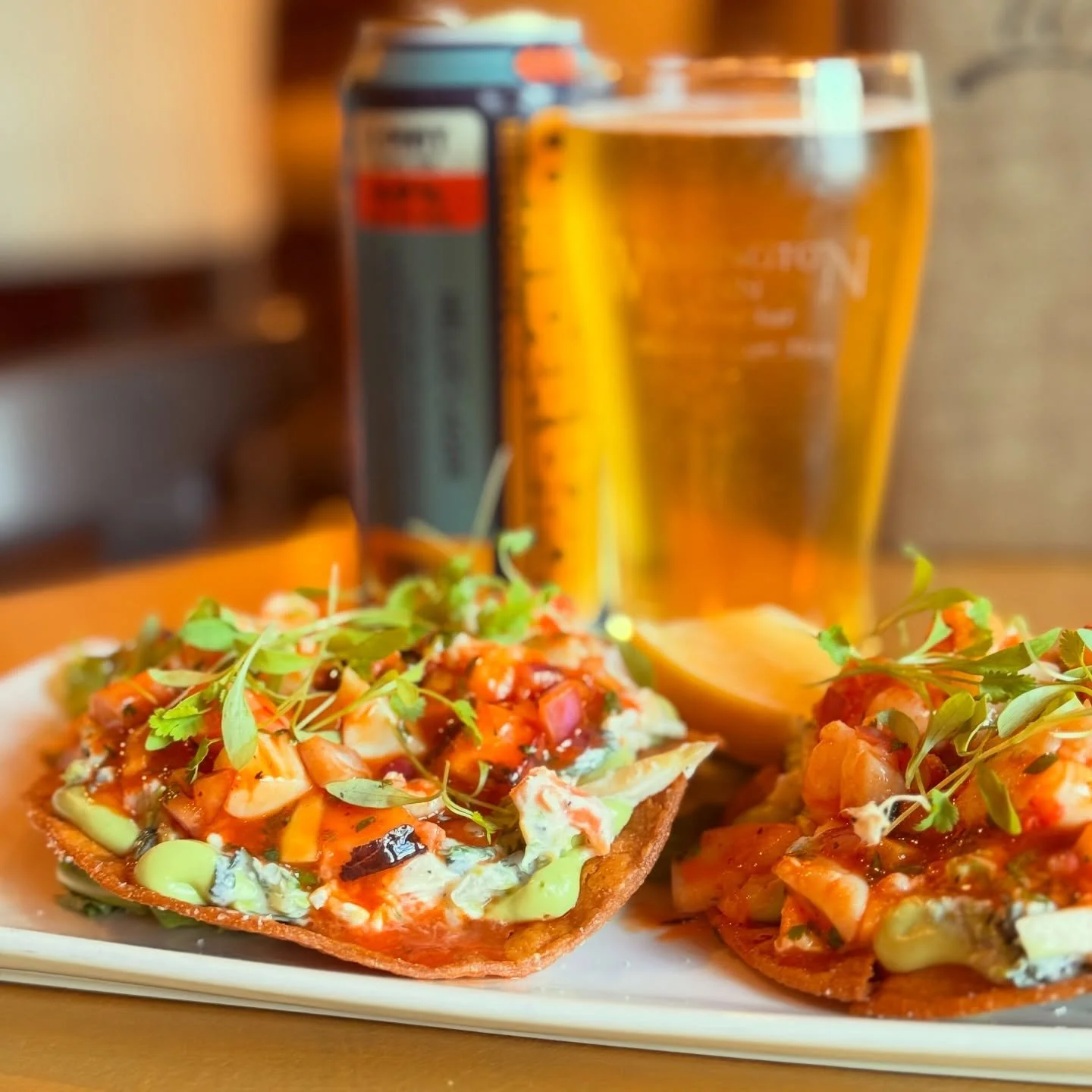 Thursday nights at the Wine Bar are calling.

Our $25 Local Thursday bar plate is bringing the flavor with a Ceviche Tostada layered with local seafood, guajillo pepper and pineapple aguachile, mango slaw, and avocado crema. Fresh, vibrant, and made 