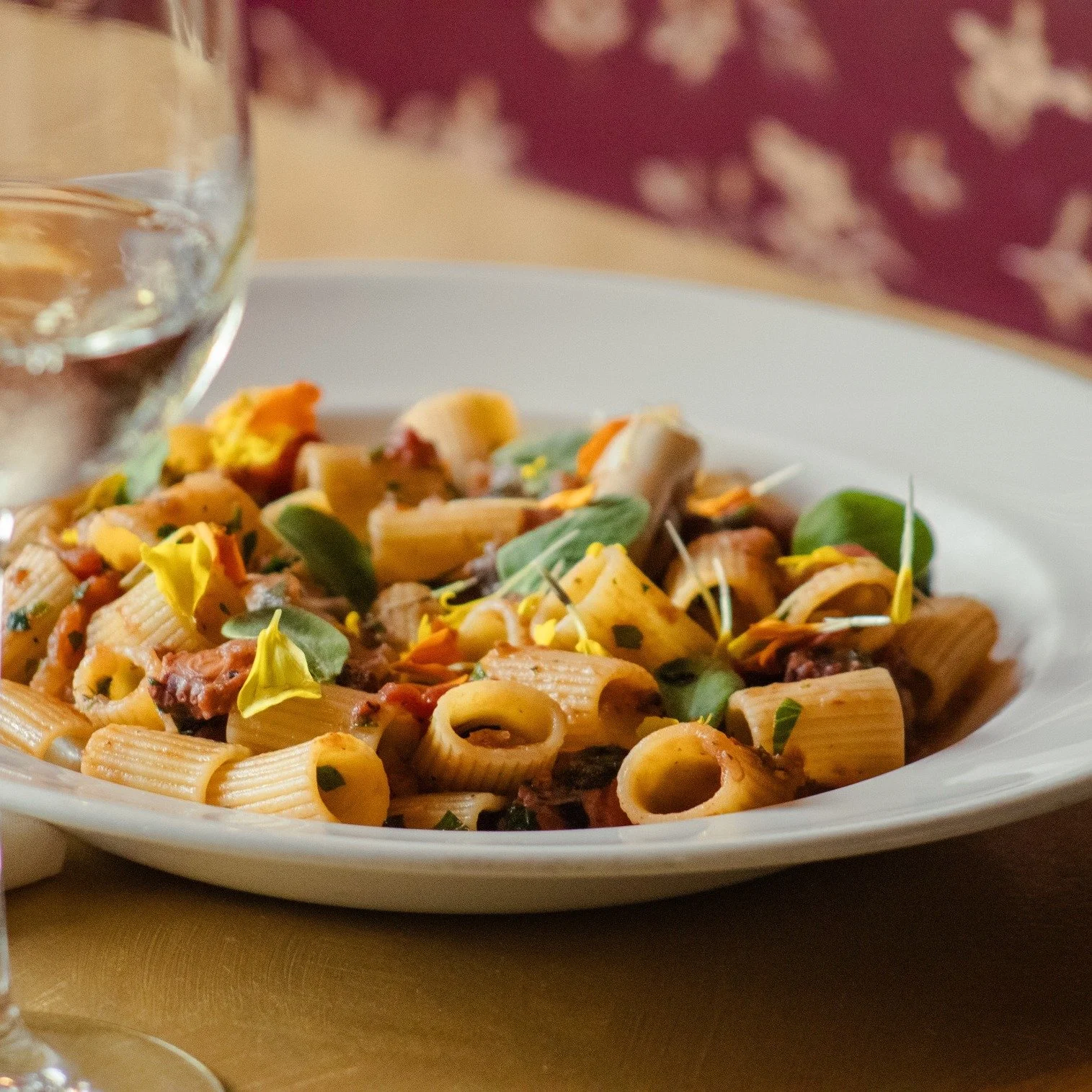 Thursday evenings at the Wine Bar have a way of becoming the highlight of the week. Settle in, unwind, and let us take care of the rest.

This week&rsquo;s $25 Wine Bar Plate is a delicious Mezzi Rigatoni with Octopus Ragu crafted with baby octopus s