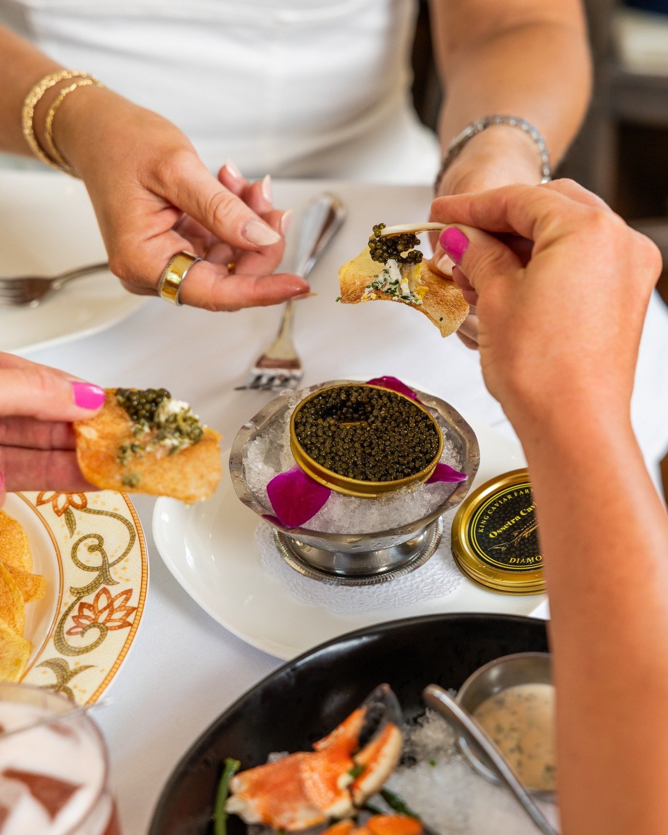 A taste of the Garden State, elevated.

We're proud to serve @kingcaviarfarms Ossetra Caviar, sustainably raised in New Jersey and elegantly presented at your table. 

#washingtoninn #theinn #capemay #caviar #finedining