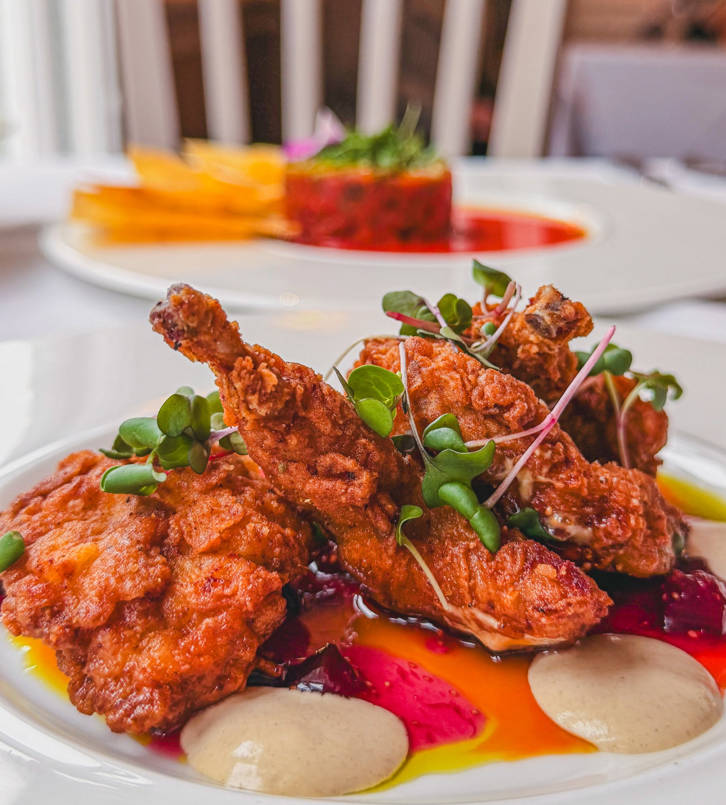 Back on the menu for fall. Our Buttermilk Fried Quail returns with fig preserve, porcini mushroom aioli, fennel pollen and chili oil. A little sweet, a little savory, a little heat, and exactly the kind of dish we look forward to when the seasons cha