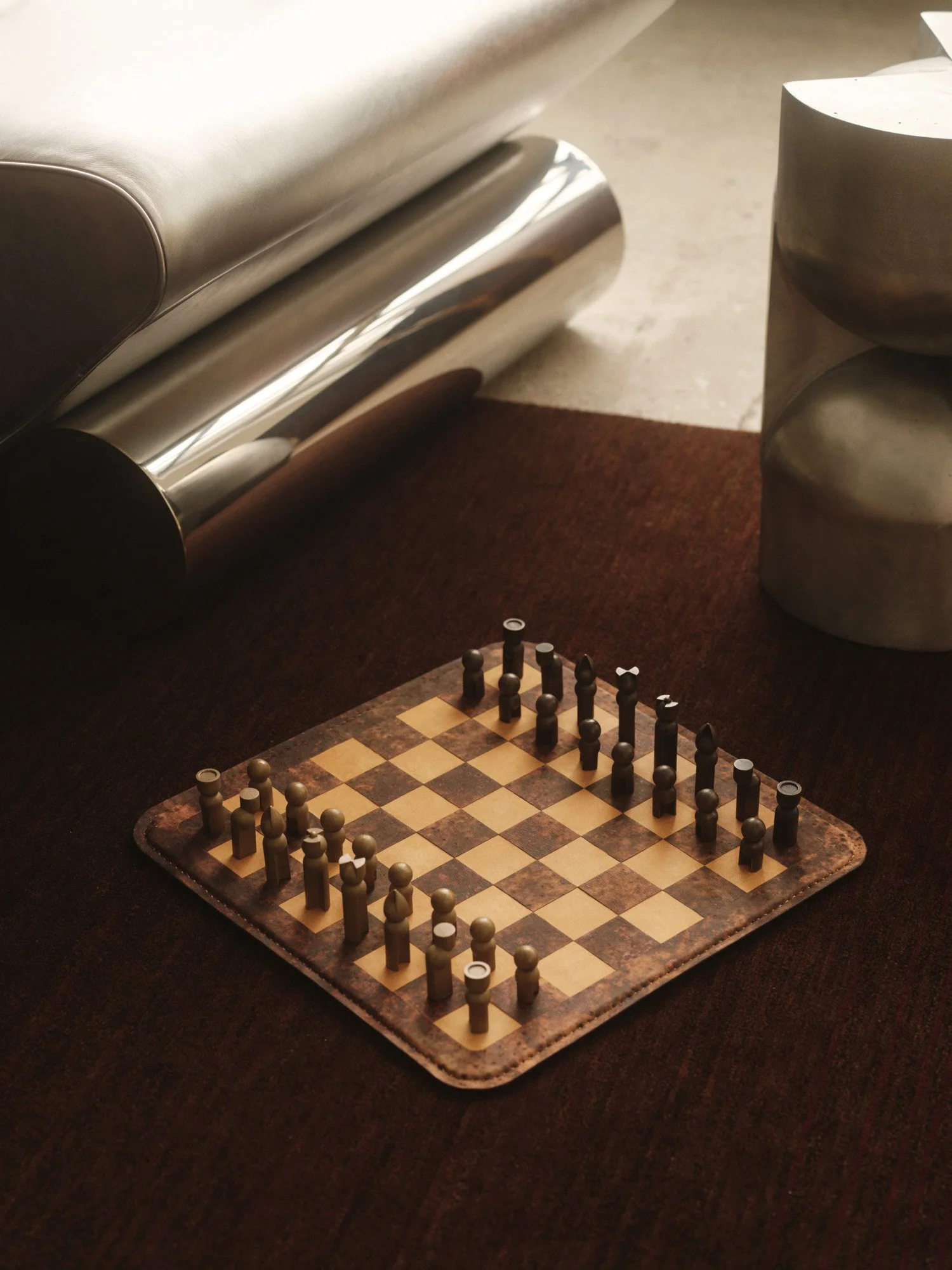 Stucco Chess Set, 2025