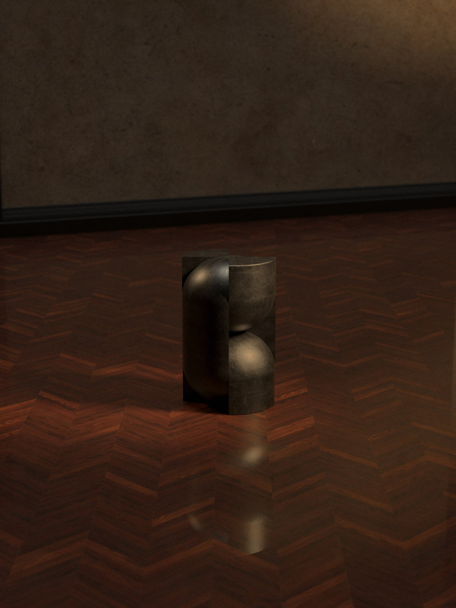Capsule Pedestal Blackened