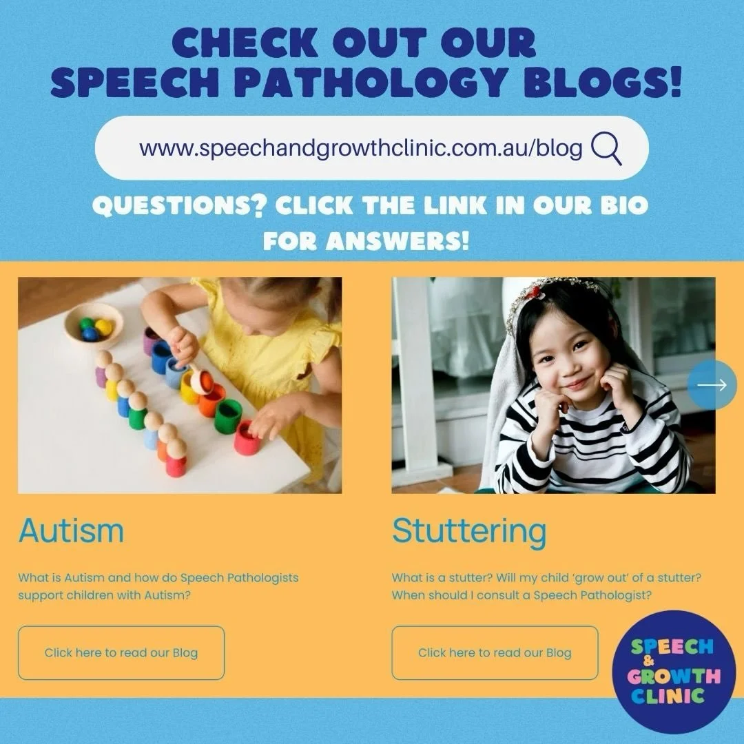 Our blog is live! 📱💻 Written by Speech Pathologists, our new blog is here to support parents and educators with evidence-based, practical insights into important topics and frequently asked questions.

Check it out - and stay tuned for more! 

#Spe