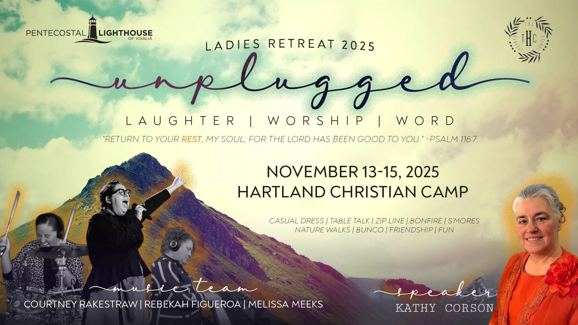 Ladies Retreat: November 13th-15th, 2025