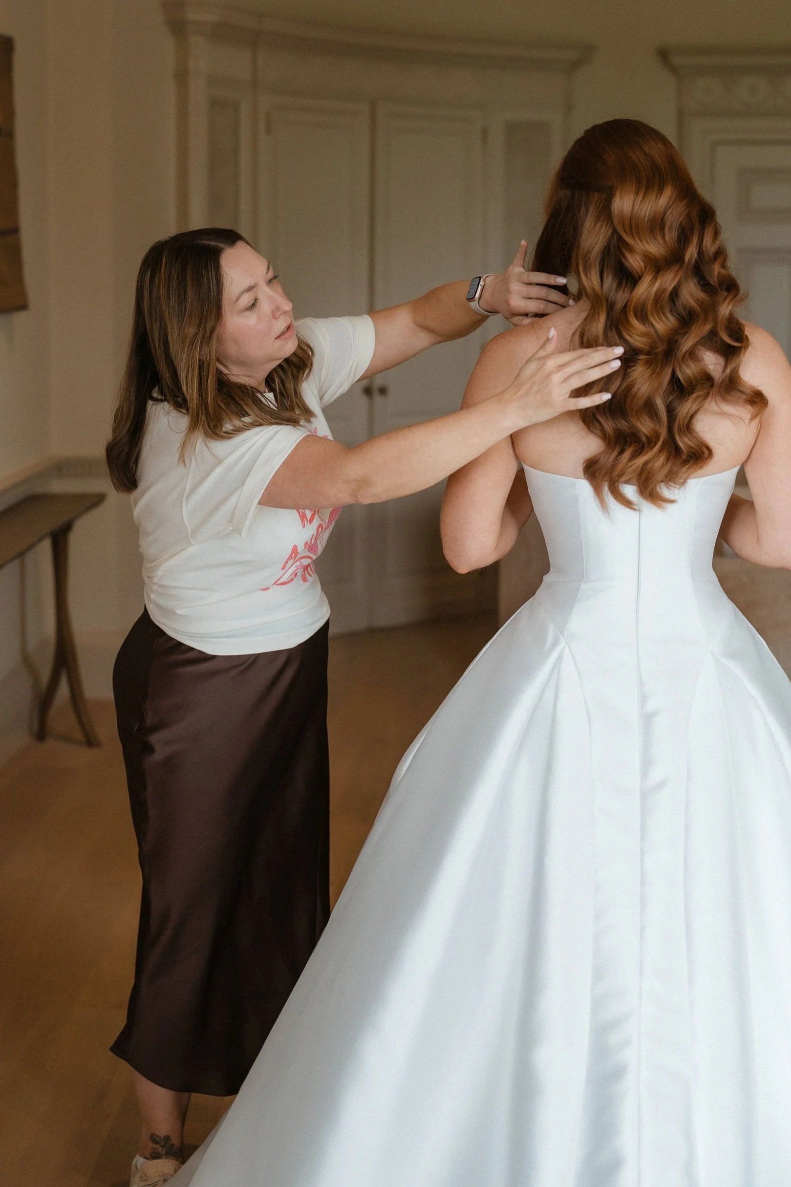 Bridal Hair Hollywood Waves at Denton Reserve, North Yorkshire