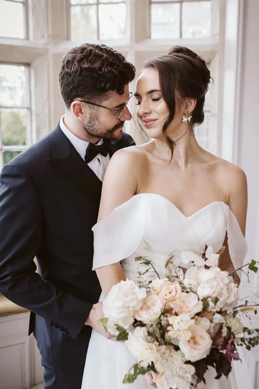 Bridal Hair and Makeup at Howsham Hall - Image by Hannah Brooke Photography