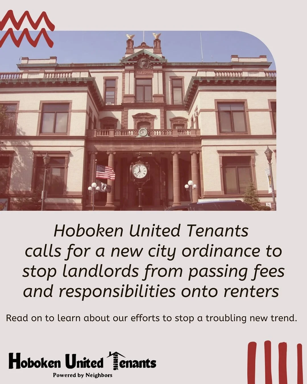 👋🏼 Hoboken!

Last week, we here at HUT, submitted a proposal for changes to a city ordinance regarding responsibilities of landlords around our dear Mile Square. All council peoples received our proposal.

To our shock (jk, we&rsquo;re never THAT s