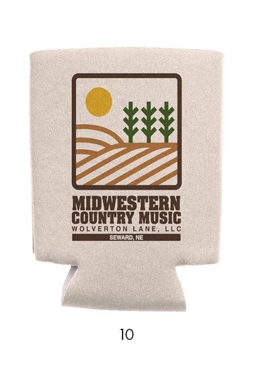 Midwestern Country Music Corn Koozie