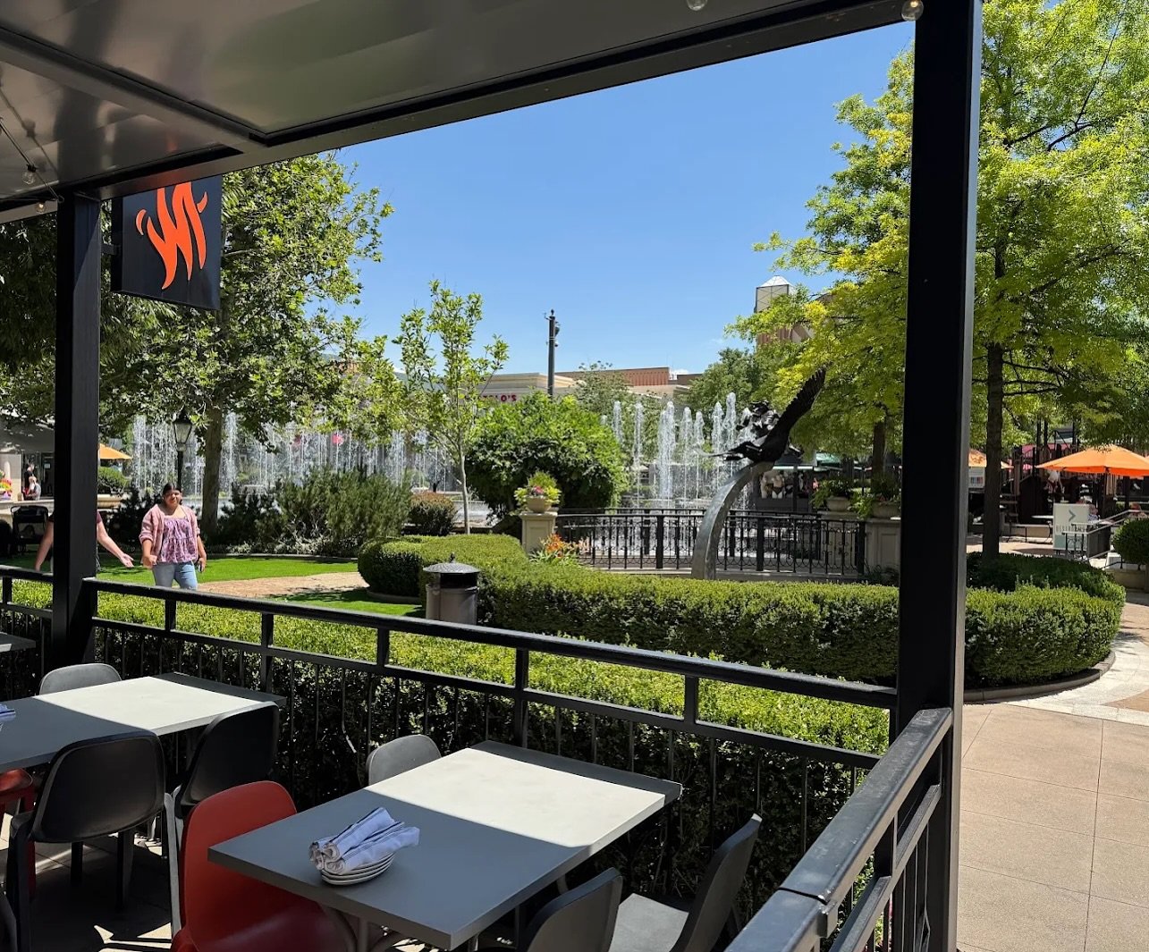 The kind of lunch spot you accidentally spend hours at. ⛲️☀️
#rosè #patioseason #roséallday