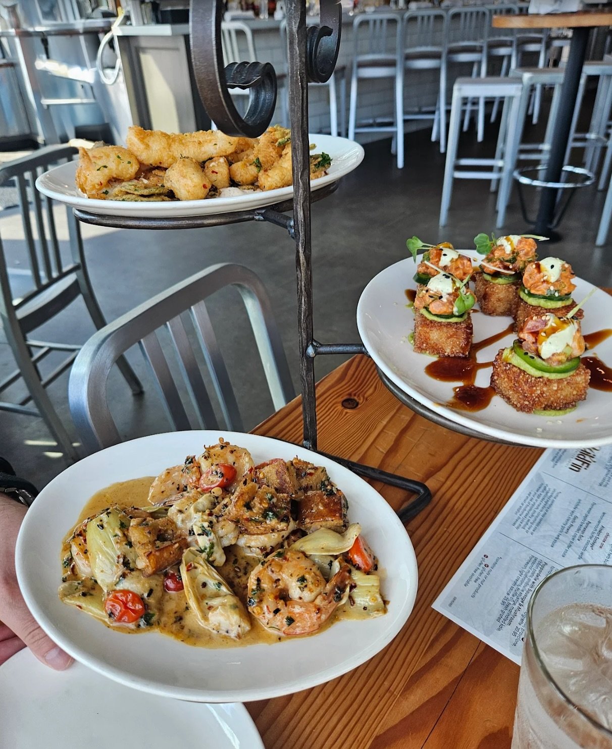 Three guest favorites. One epic tower. $20.95 during Happy Hour.
You do the math.
#wildfin #calamari #prawns #ahi #crispybites #portlandfoodie #utahfoodie #tacomafoodie #slcfoodie
