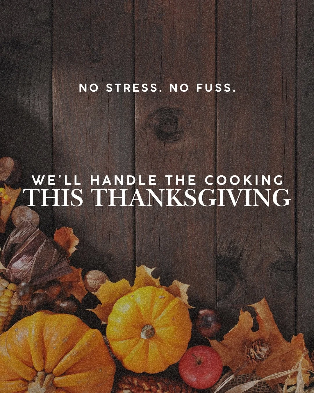 This Thanksgiving, let your only stress be picking out the dinner table decor! 🦃✨

Our chefs have crafted a Thanksgiving Feast Celebration Dinner that&rsquo;s expertly prepared and ready for a simple reheat in your kitchen&mdash;so you can spend les