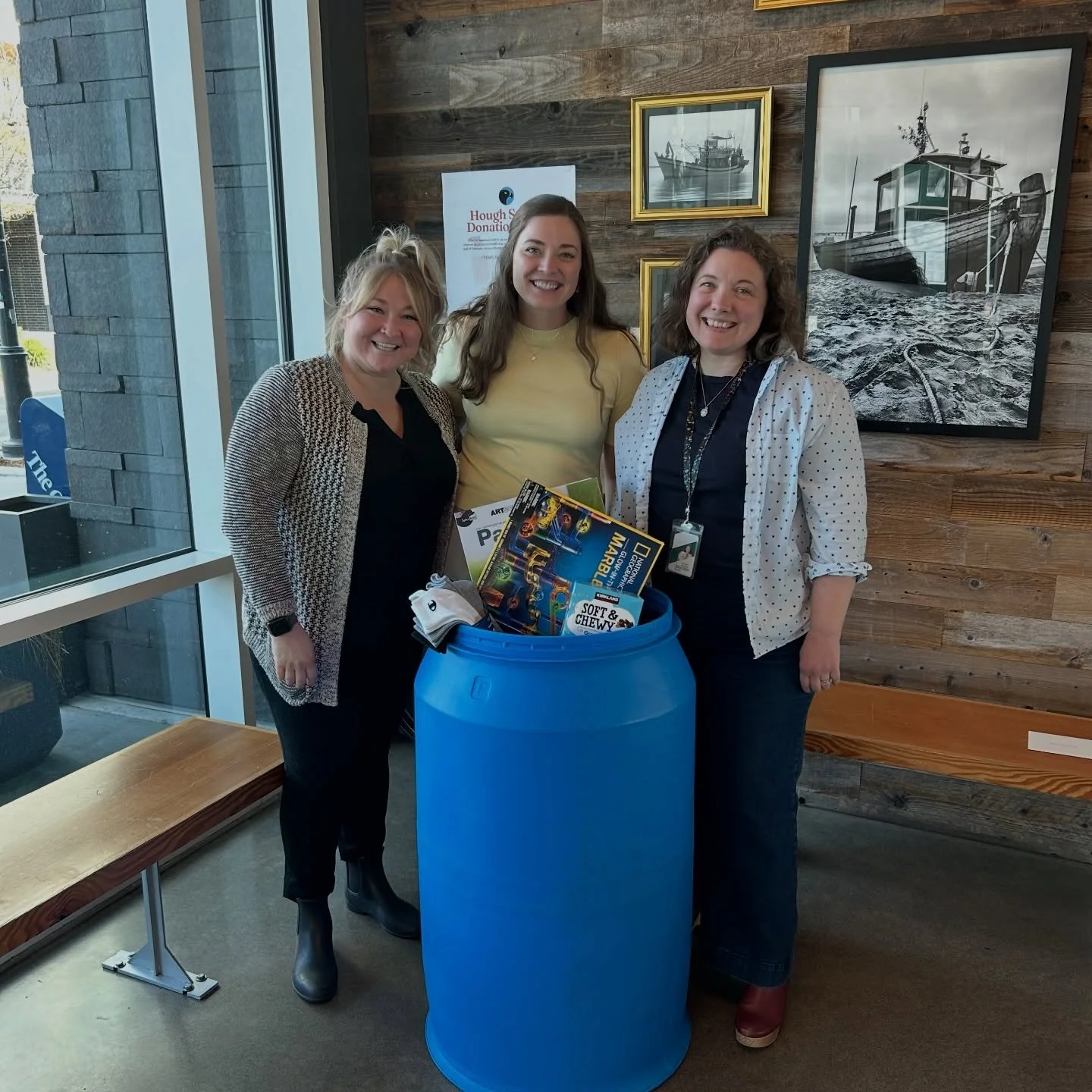 Vancouver WildFin was so grateful to have partnered with Hough School on our incredible donation drive to collect essentials for children and families in need! A huge thank you to everyone who donated and helped us fill this barrel with so much goodn