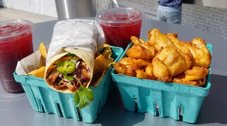 🎣 Our What a Catch Fishbar is officially open! Now serving Wednesday through Sunday, our take-out favorites are made for sunny days and waterfront views: hand-dipped beer-battered fish &amp; chips, fresh &amp; spicy fish tacos, and our beloved North