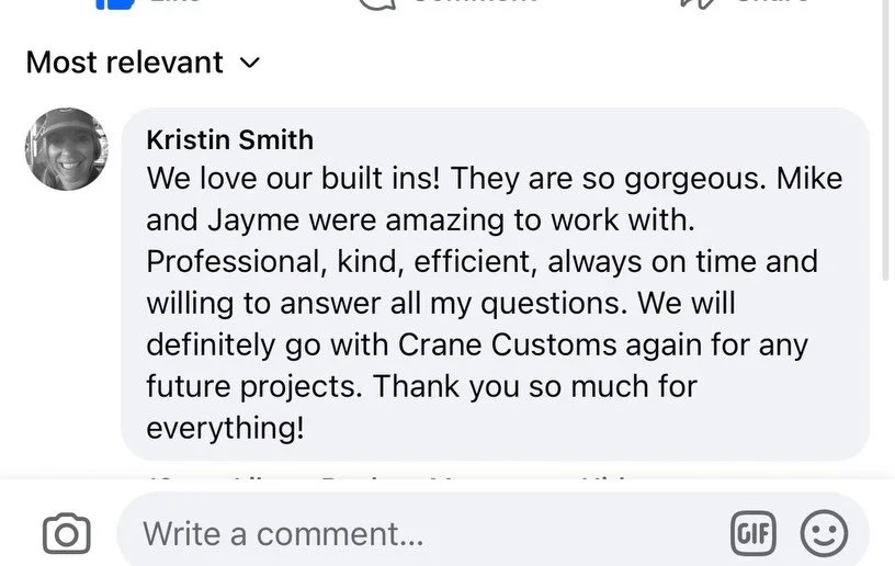 Client feedback is simply the best!! 
When our company&rsquo;s vision aligns with our client&rsquo;s expressed satisfaction, we couldn&rsquo;t be more proud! Check out these beautiful updated photos of their build!!! 

#meridianidaho #cranecustoms #l