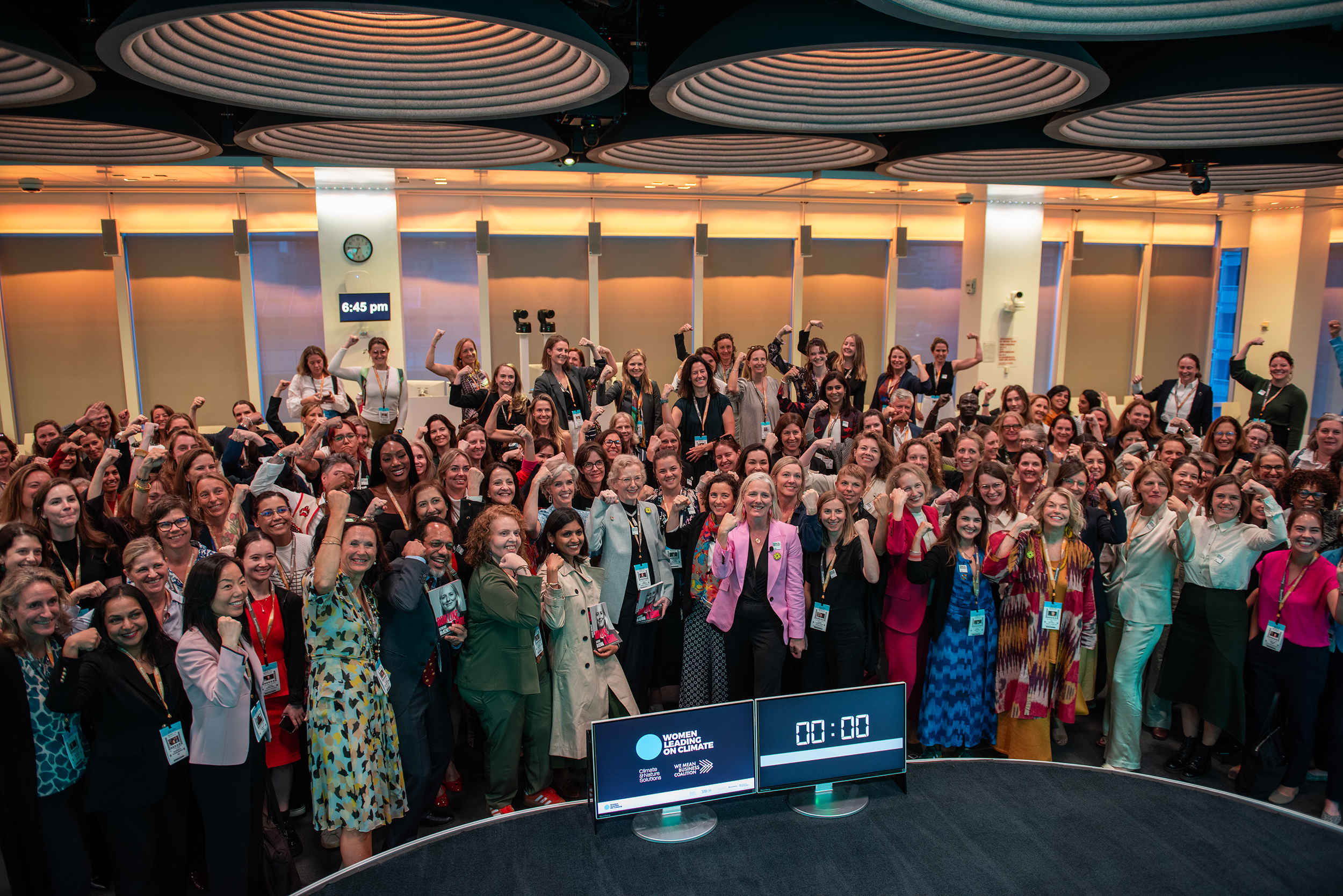Women Leading on Climate members gathered at Climate Week NYC 2025