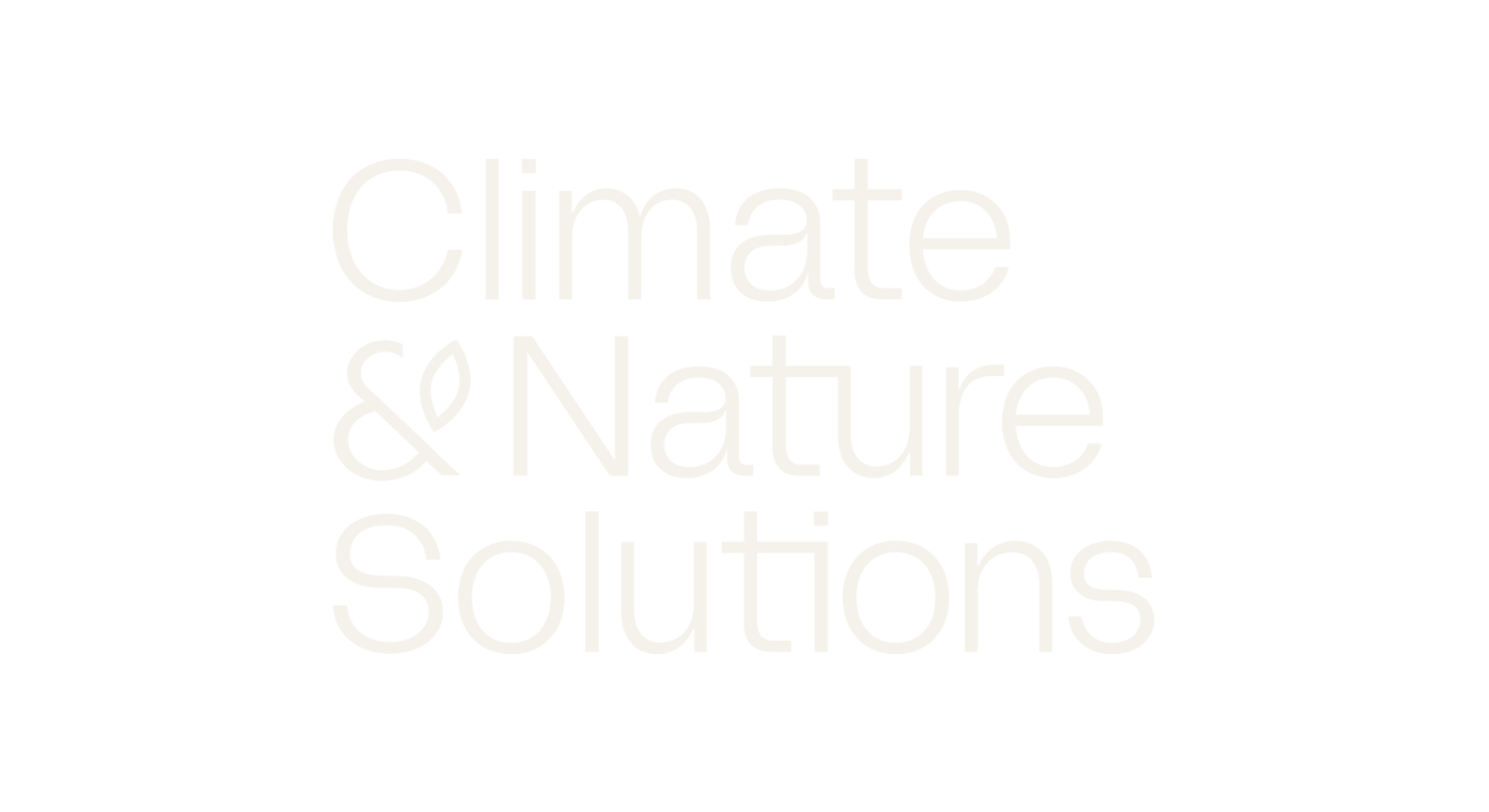 Climate and Nature Solutions