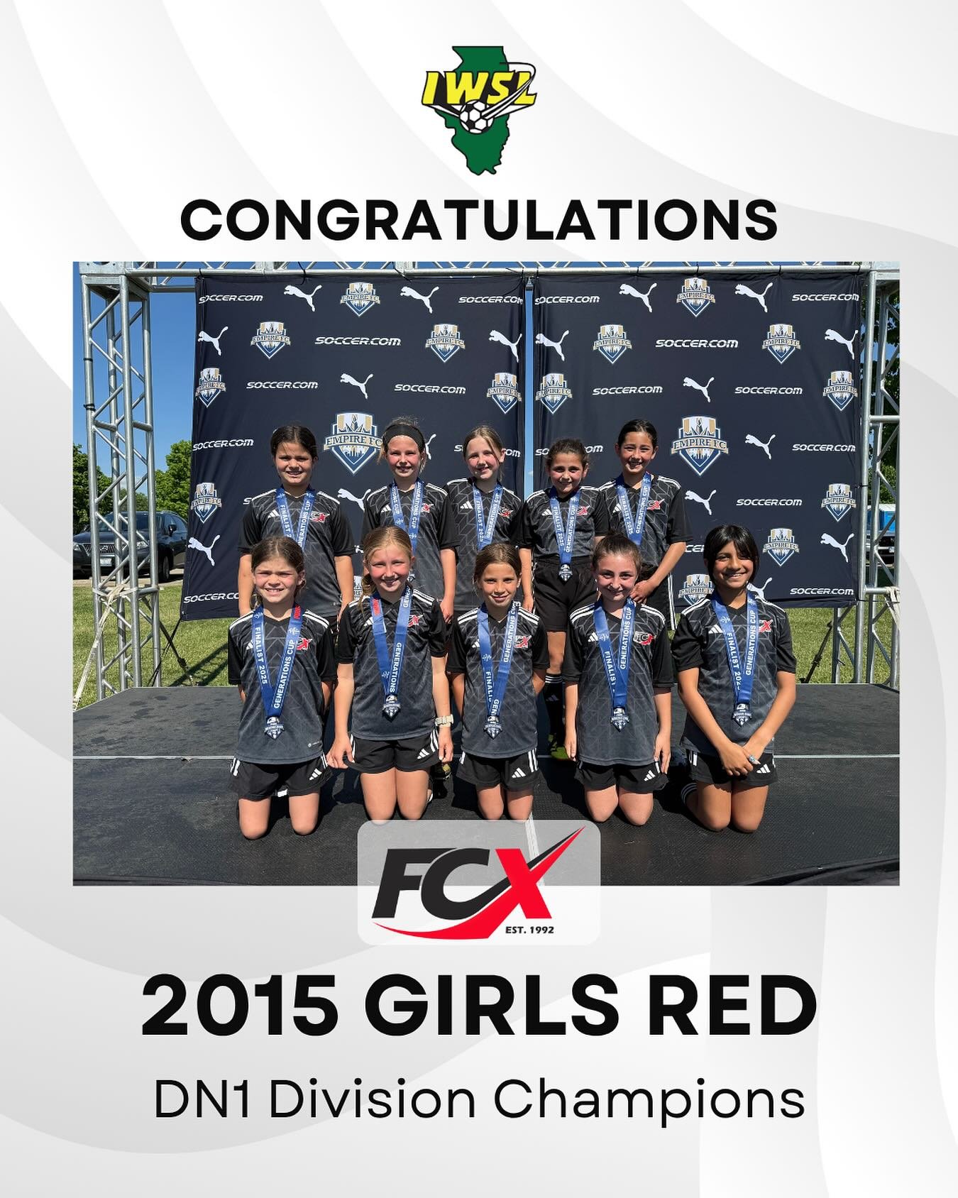 IWSL Champions!!

Congratulations to our 2015/U10 Girls Red team on winning their IWSL division this spring!