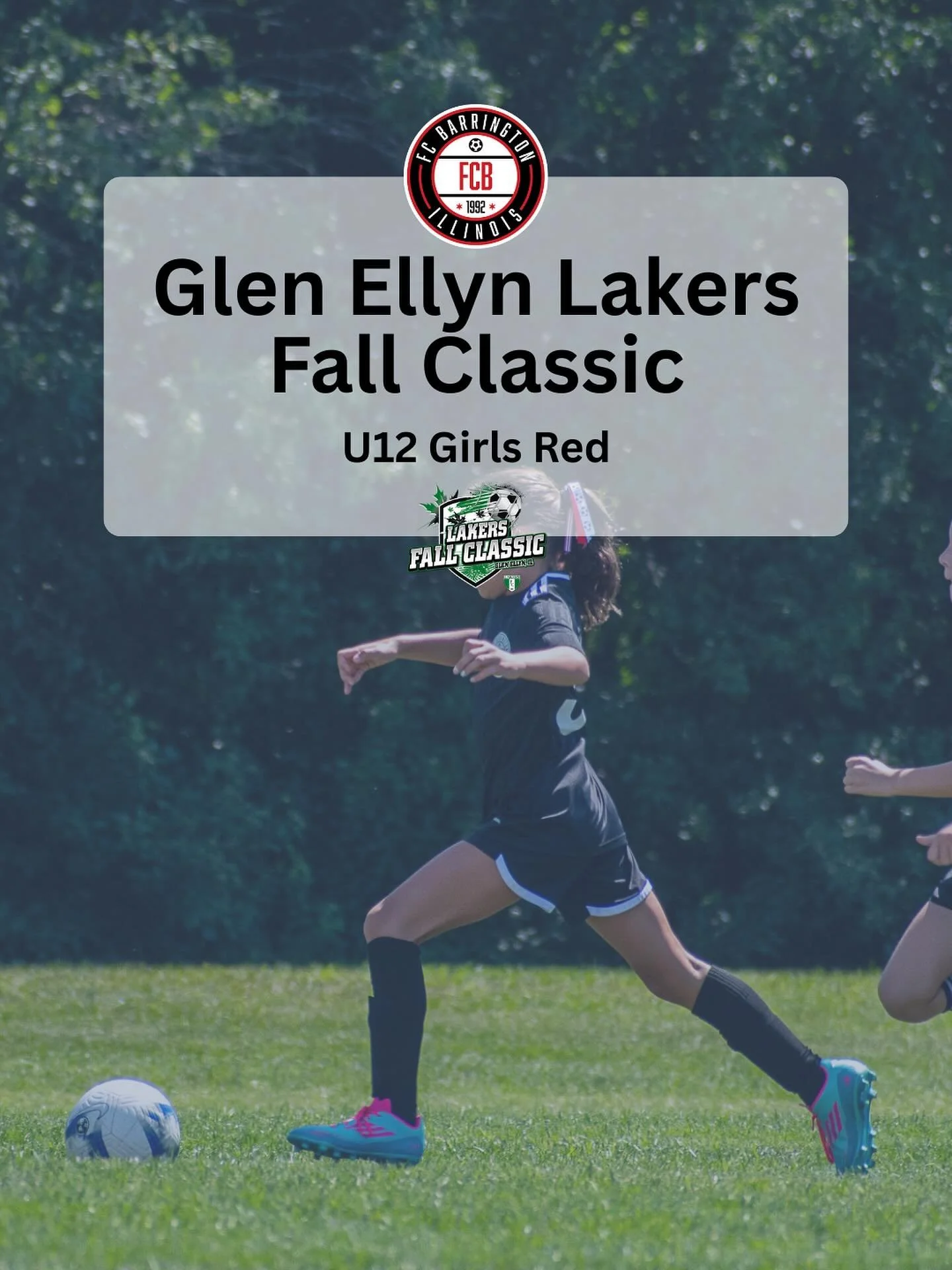 Best of luck to our U12 Girls Red team as they compete in the Lakers Fall Classic this weekend!!
