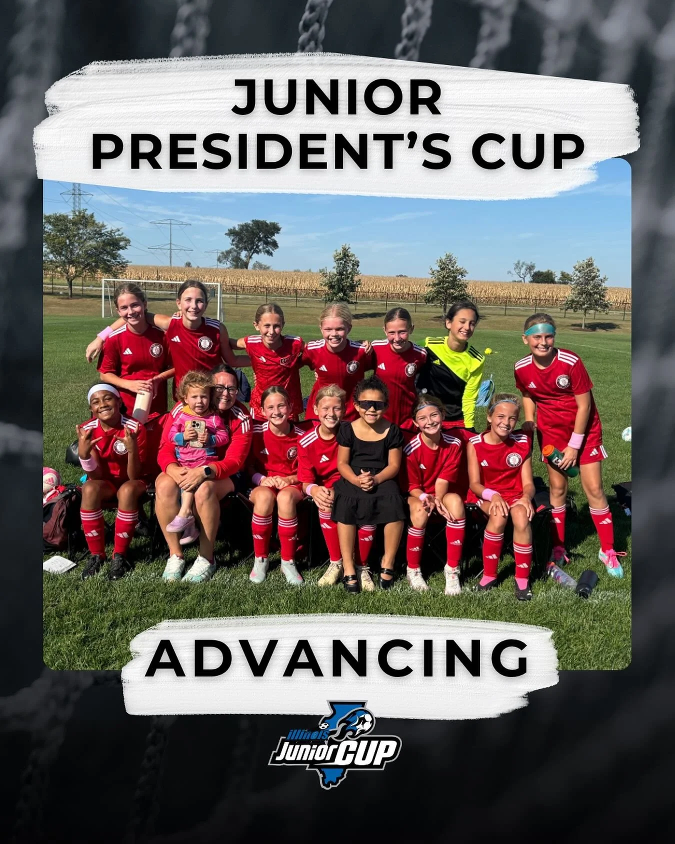 Congratulations to our U12 Girls Black team on securing their place in the @illinoisyouthsoccer Junior President&rsquo;s Cup semifinals!! #WeWantTheCup #ilyouthsoccer #iljrcup