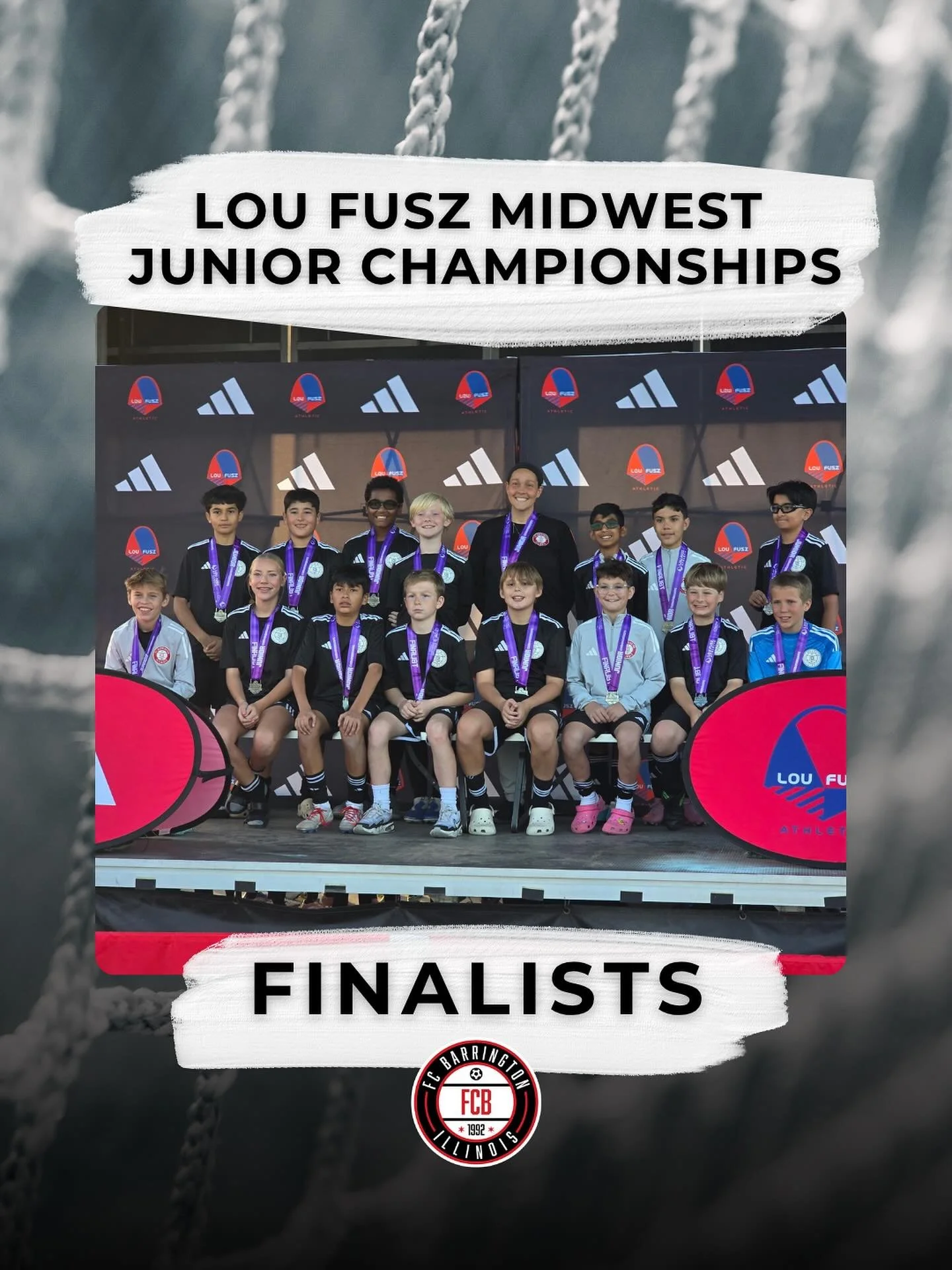 Congratulations to our U13 Boys Black team on finishing as finalists at the Lou Fusz Midwest Junior Championships!! Well done, team!