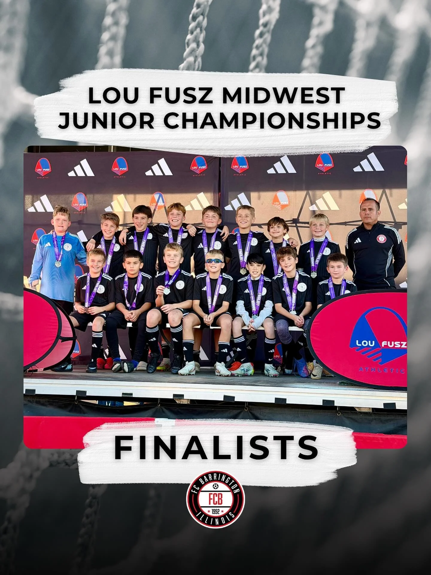 Congratulations to our U12 Boys Black team on finishing as finalists at the Lou Fusz Midwest Junior Championships!! Well done, team!