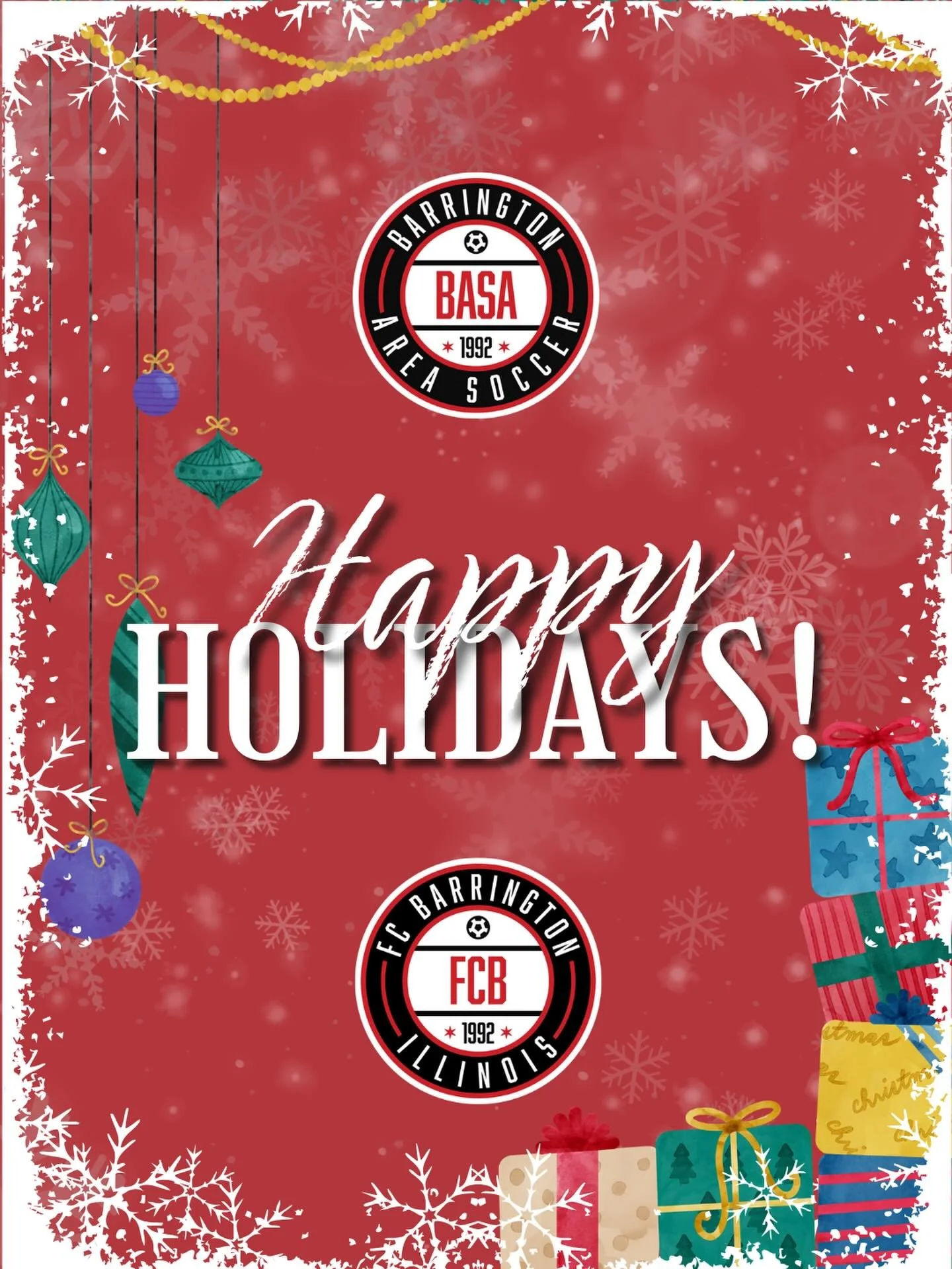 Cheers to good times and warm memories! 

Wishing all of our BASA &amp; FCB families a happy holidays!!