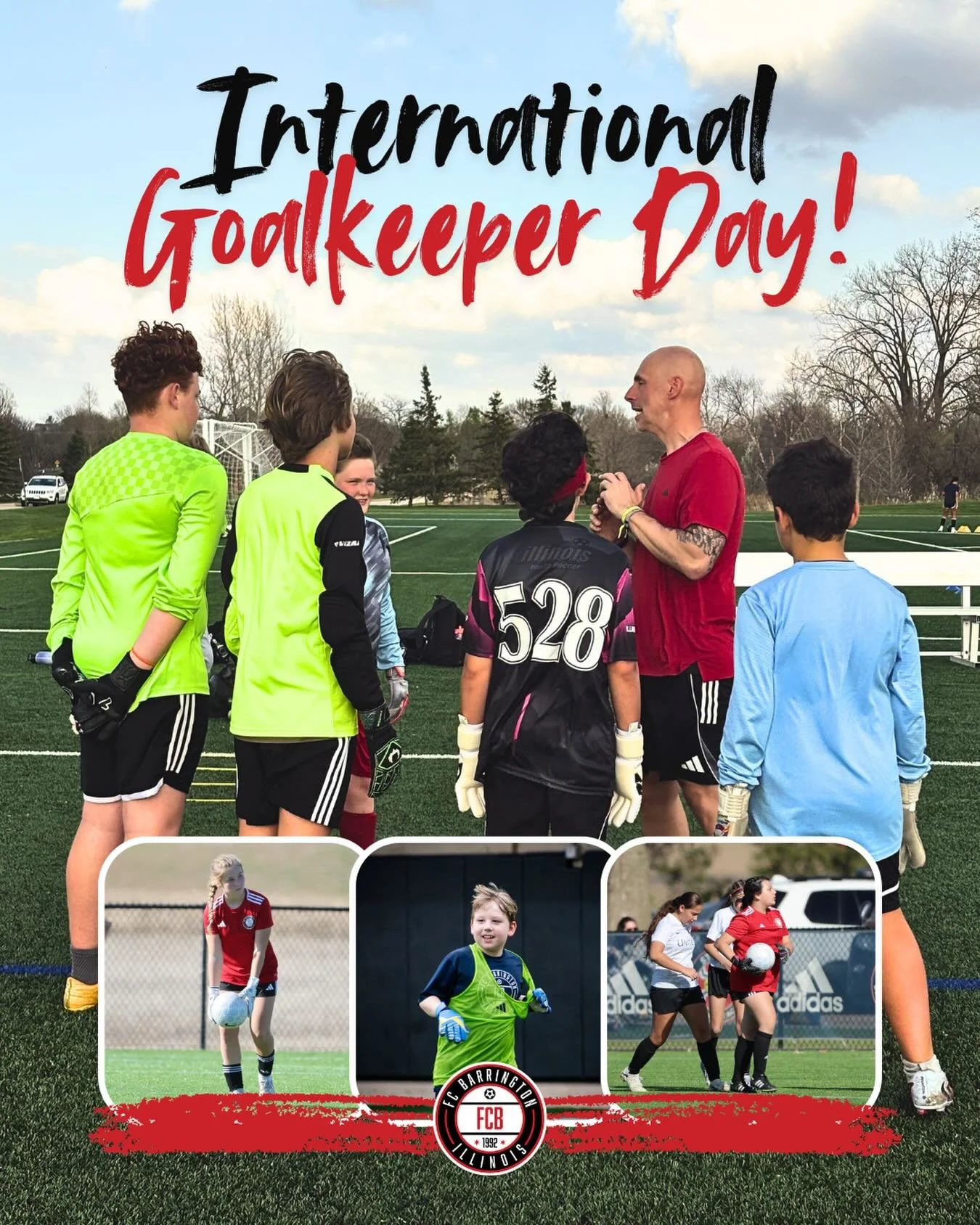 Making it in just under the wire for our International Goalkeeper Day post!

Huge shutout to all of the players who have stepped up to protect the goal &amp; their families for dealing with all the extra muddy laundry!