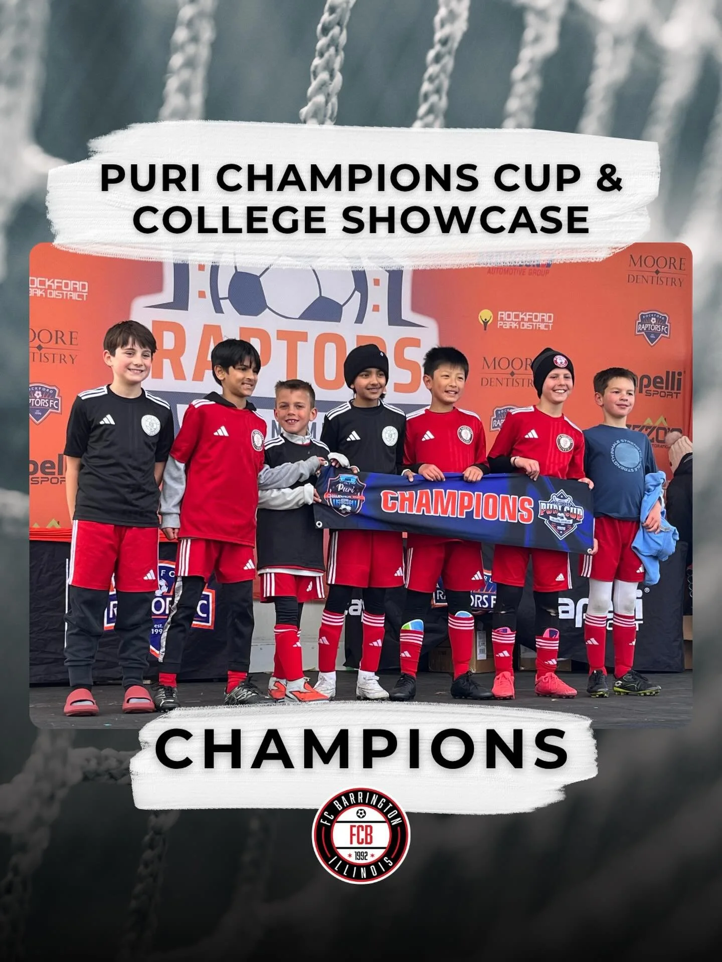Congratulations to our U10 Boys Red team on finishing as champions of their division at the Puri Champions Cup &amp; College Showcase!! Well done, team!