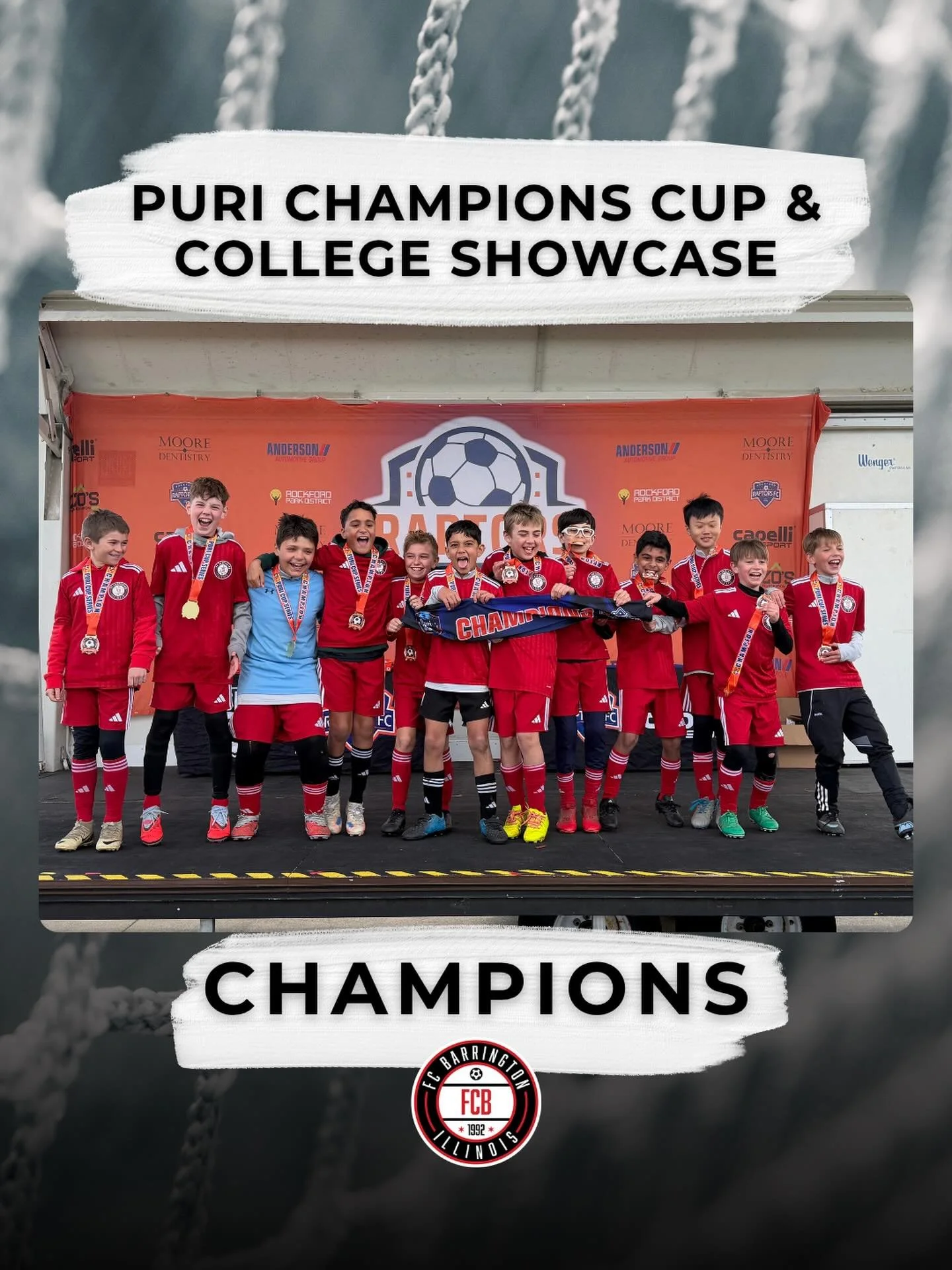 Congratulations to our U11 Boys Black team on finishing as champions of their division at the Puri Champions Cup &amp; College Showcase!! Well done, team!