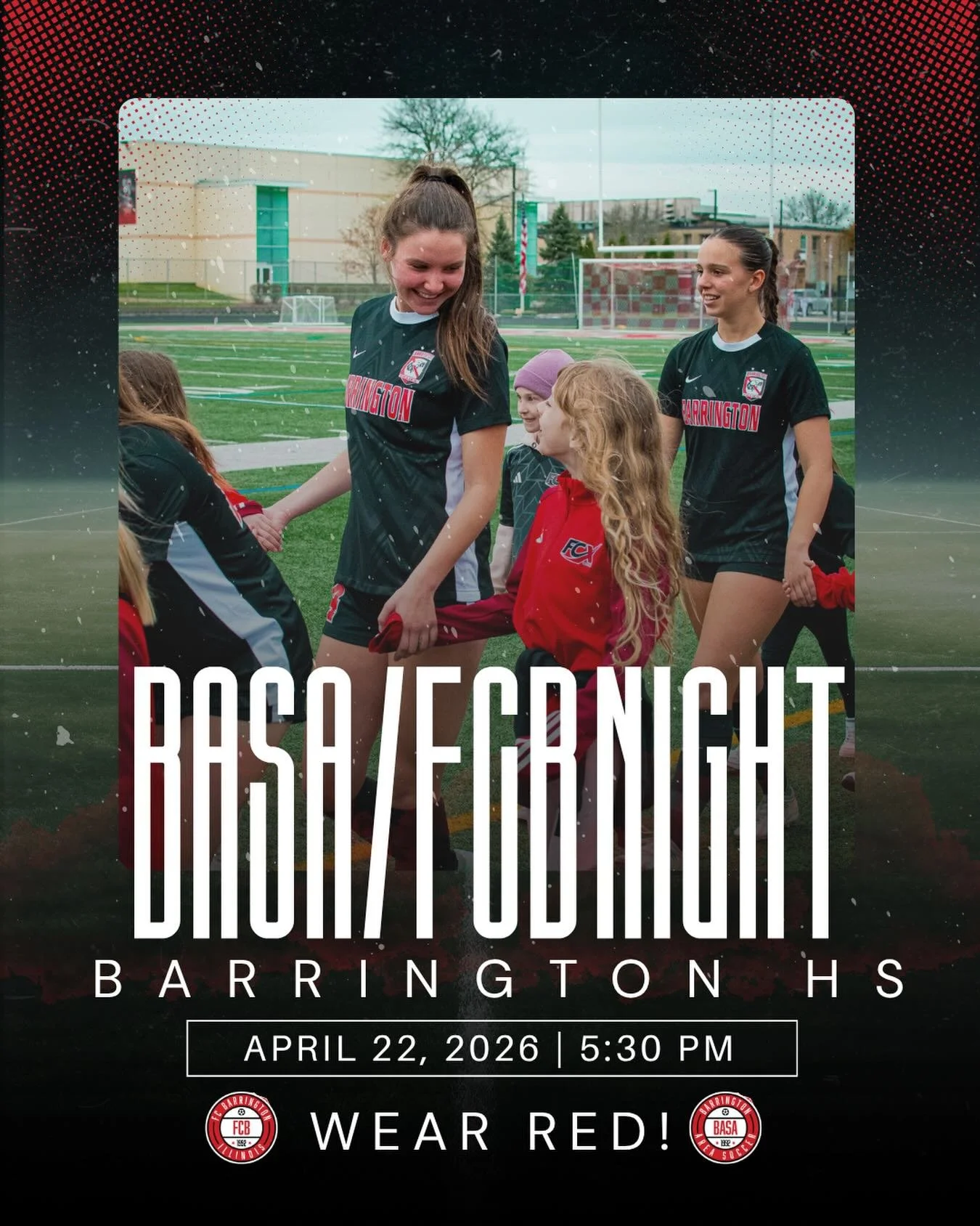 All of our FCB teams will be taking the evening off so throw on your best red attire &amp; come join us as we cheer on the Fillies! 

Join us pregame to catch the warm up &amp; walk the track then be sure to stick around for the halftime fun too!!

?