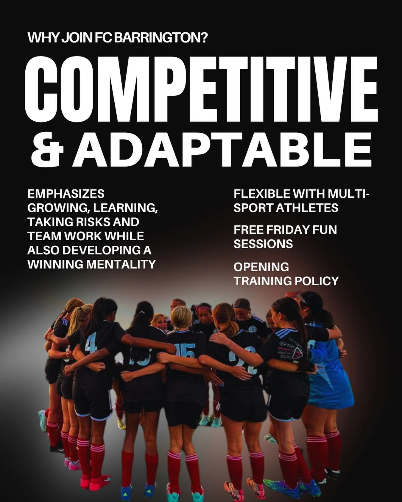 Tryouts start next week &amp; we can&rsquo;t wait to see you all there. 

If you haven&rsquo;t registered yet, there&rsquo;s still time to do so, just click the link our bio!