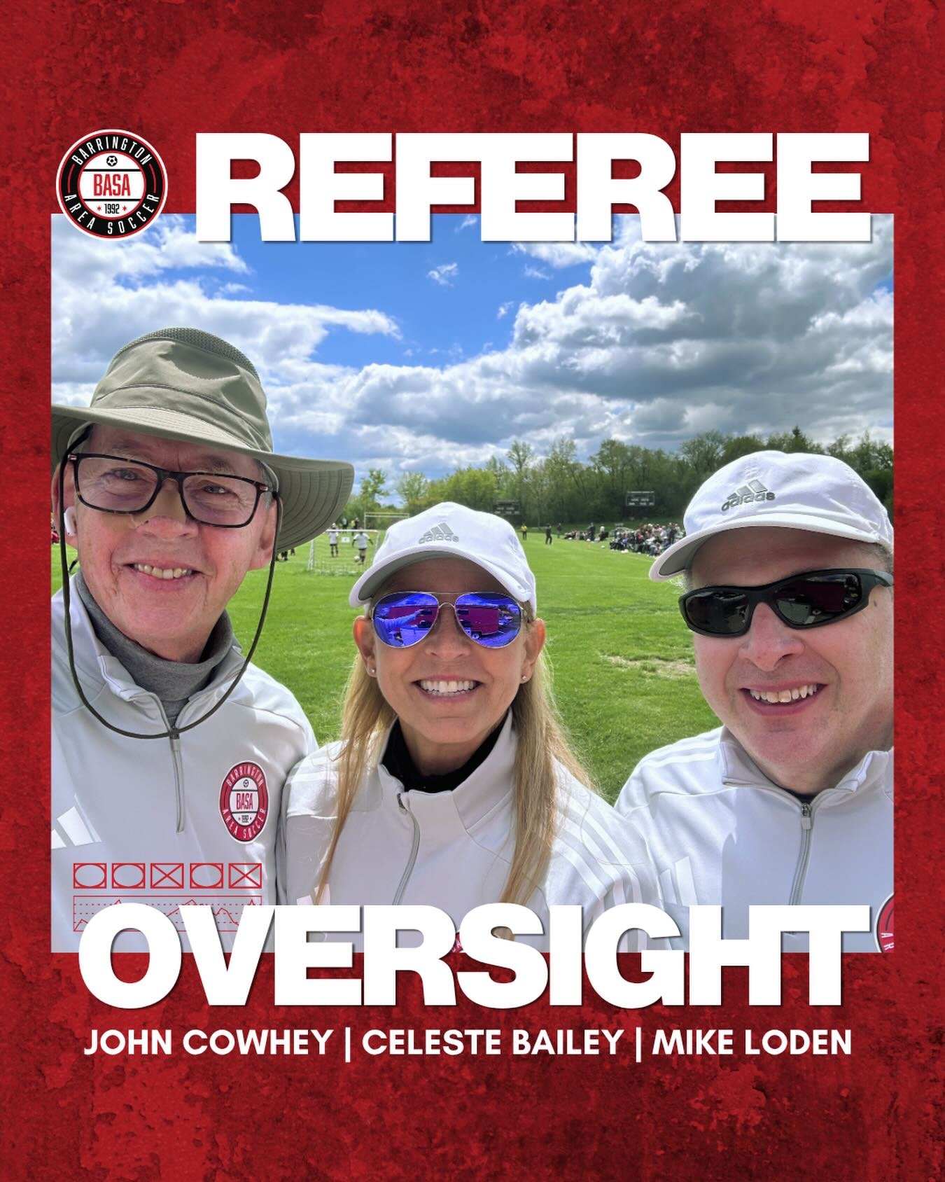 Huge shout out to our BASA referee oversight team! 

The hours they log on the field every weekend help ensure that our recreational games are safe &amp; fun for our players, coaches, &amp; referees!!