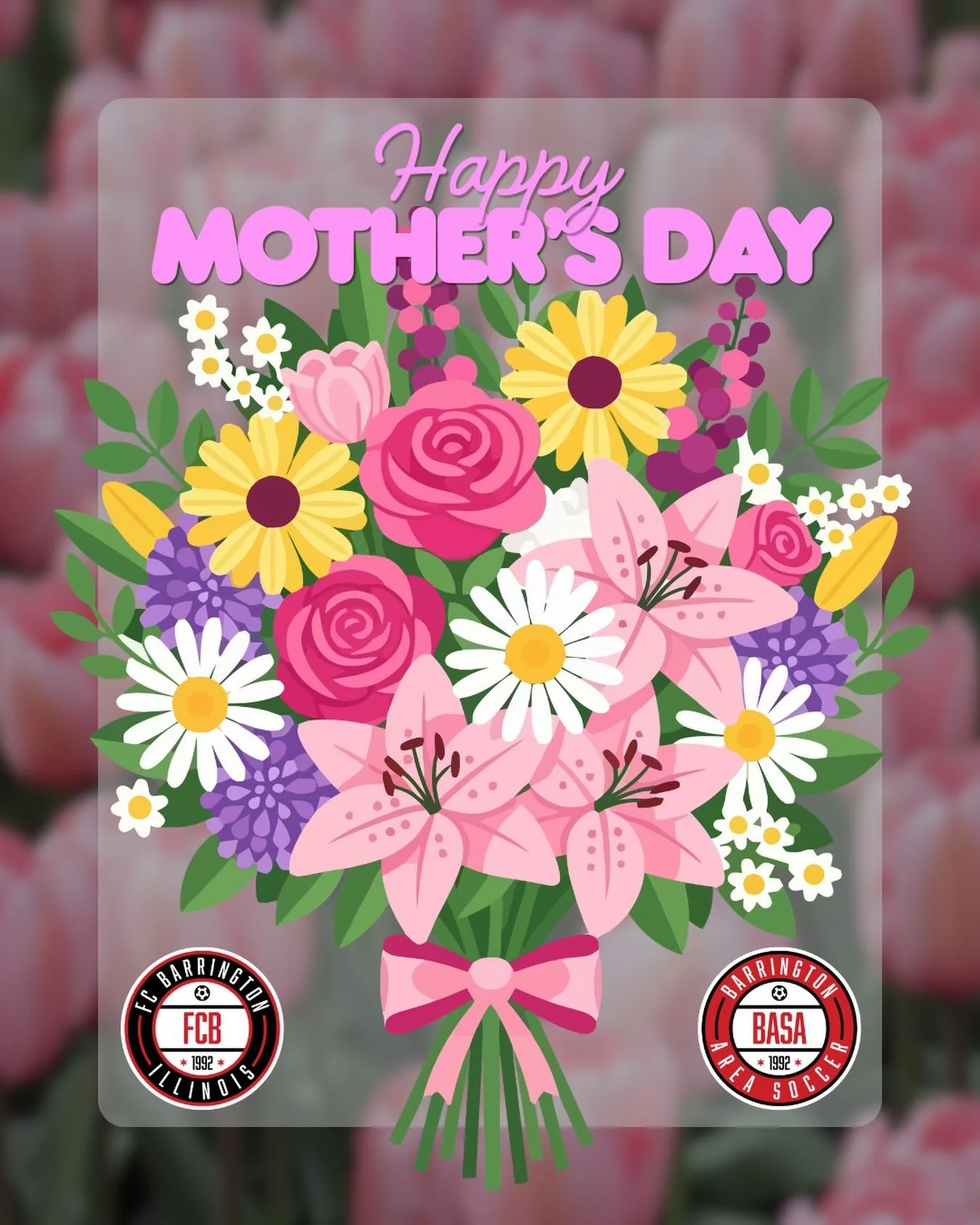 Happy Mother&rsquo;s Day!!

Thankful for all the soccer moms that help make our club great &amp; wishing them all a wonderful day on &amp; off the field!