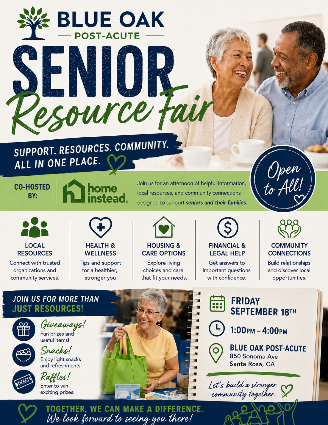 Senior  Resource Fair @ Blue Oak Post Acute