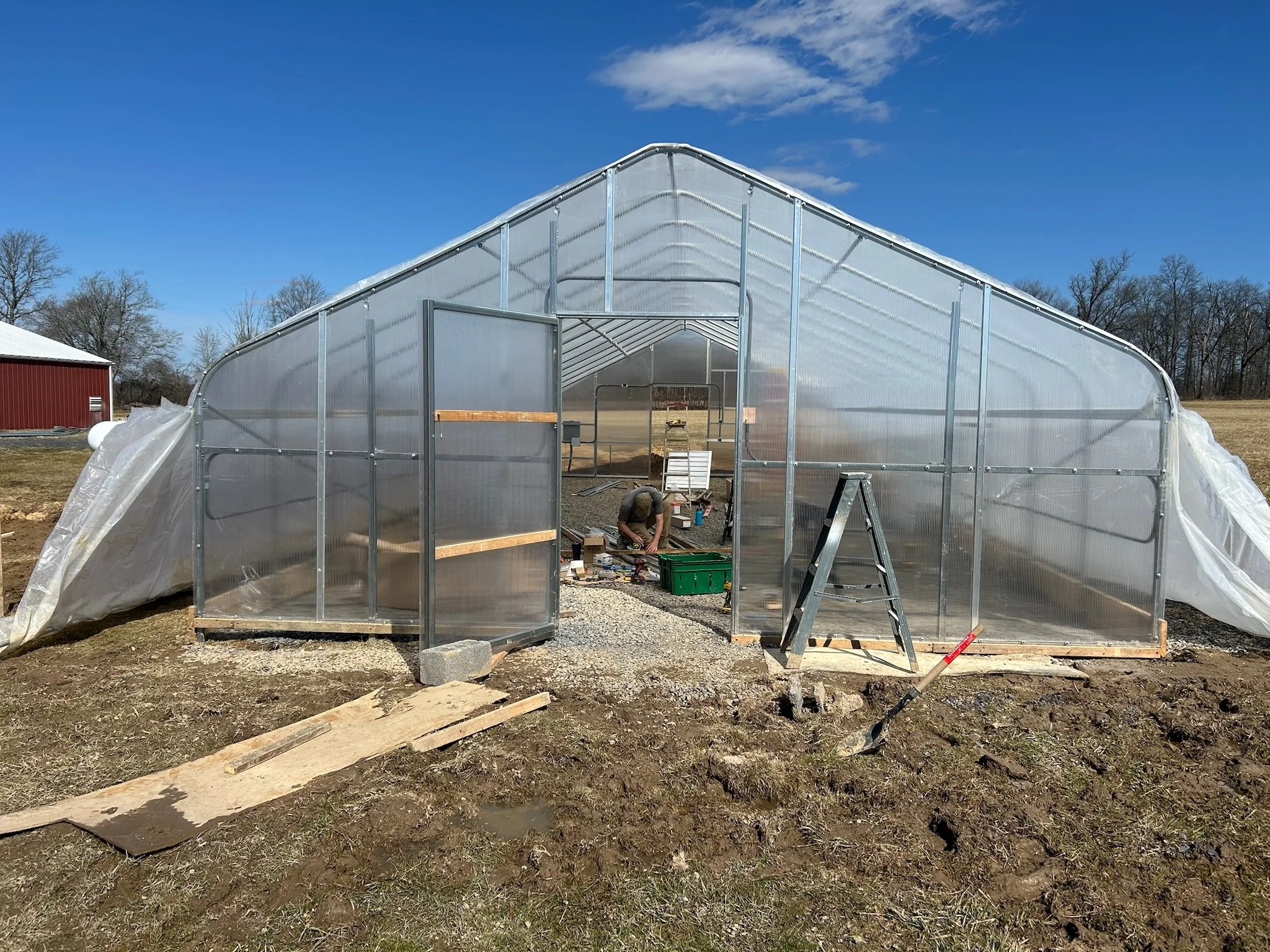 Doors are on - making progress