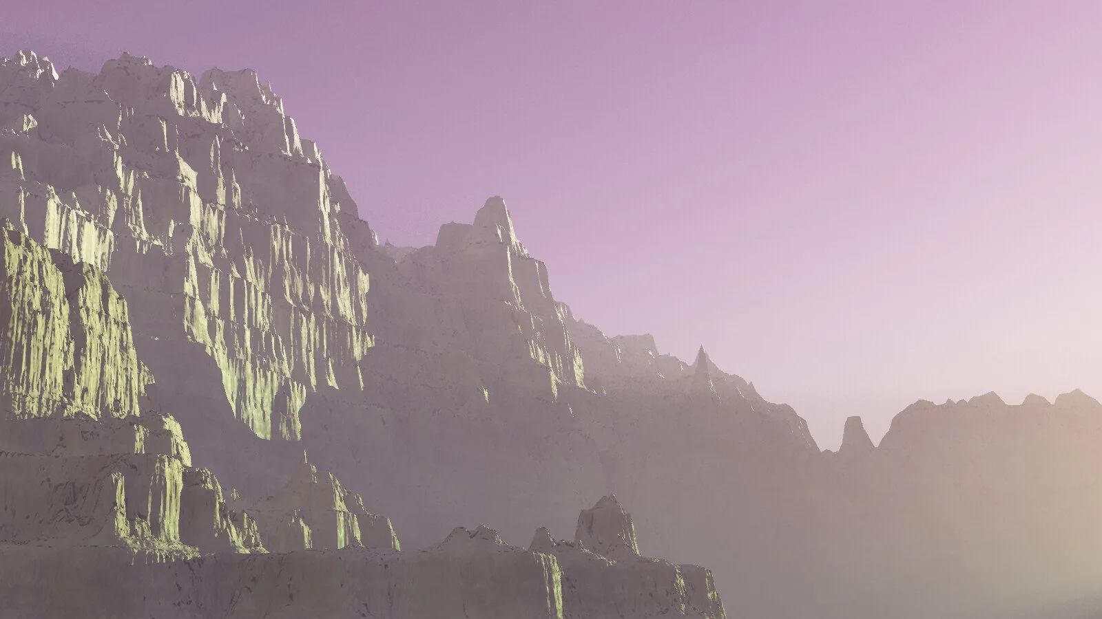 3D environment render