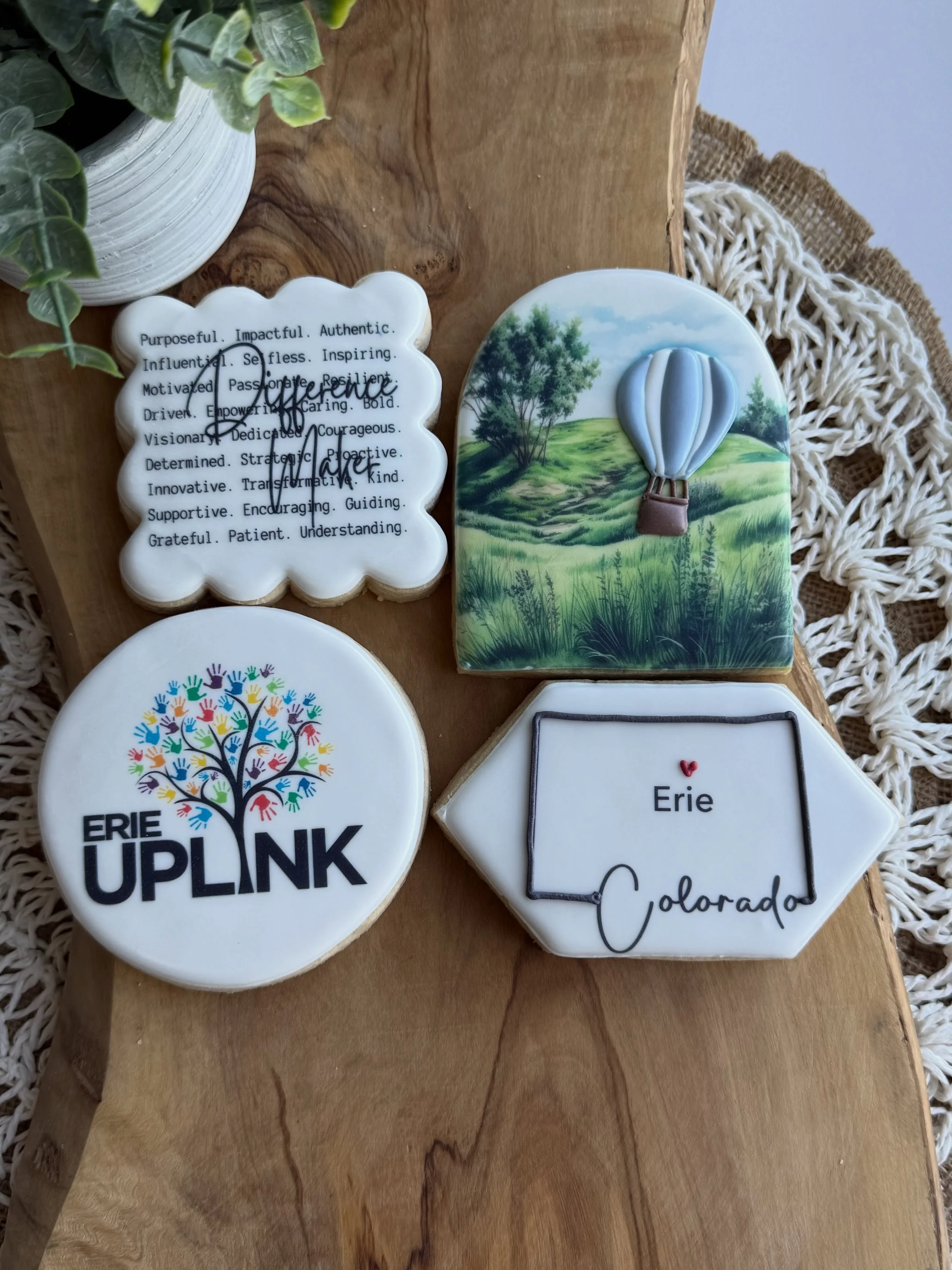 Local nonprofit Tabitha&rsquo;s Cookie Jar designs, decorates and packages the most incredible cookies- Erie UpLink is proud to get to give a box of 4 cookies for end-of-year gifts to our treasured volunteers. If the cookies were not so delicious I&r