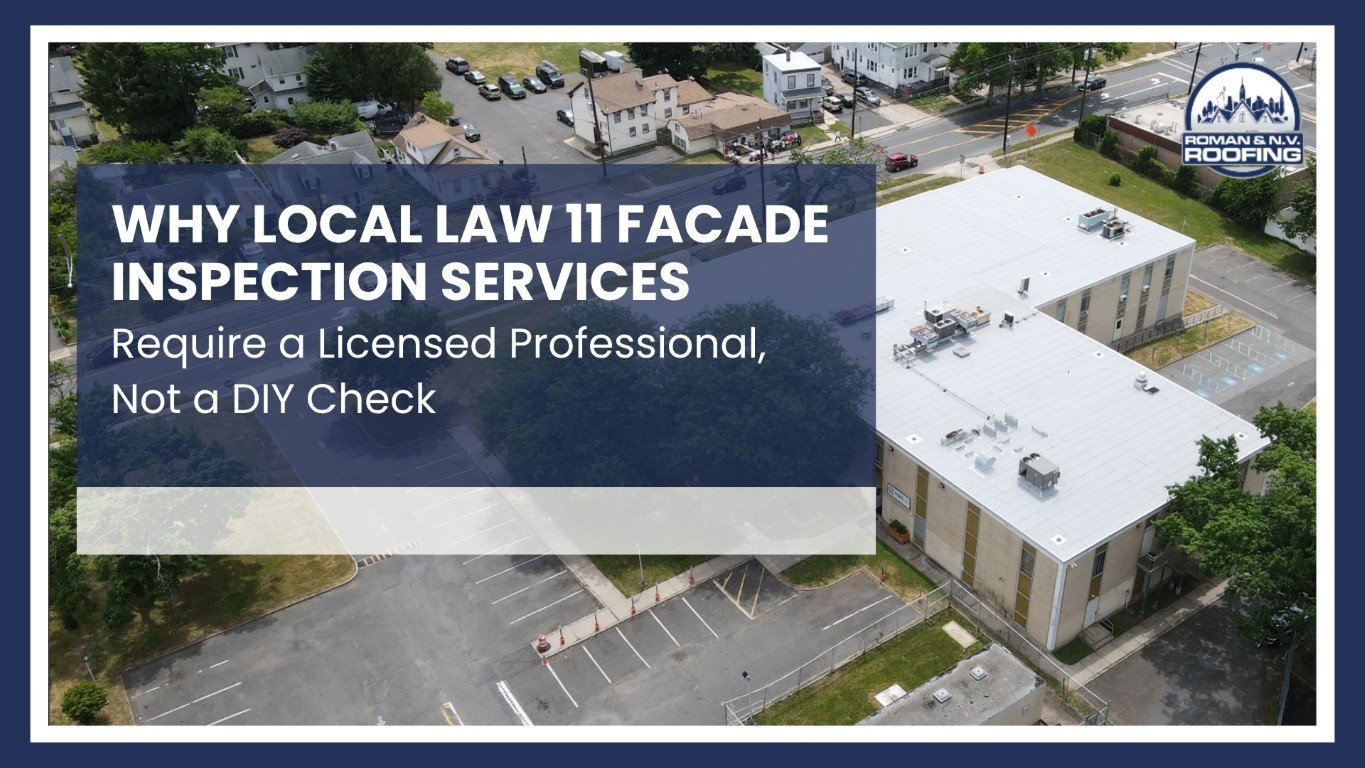 Why Local Law 11 Facade Inspection Services Require a Licensed Professional, Not a DIY Check