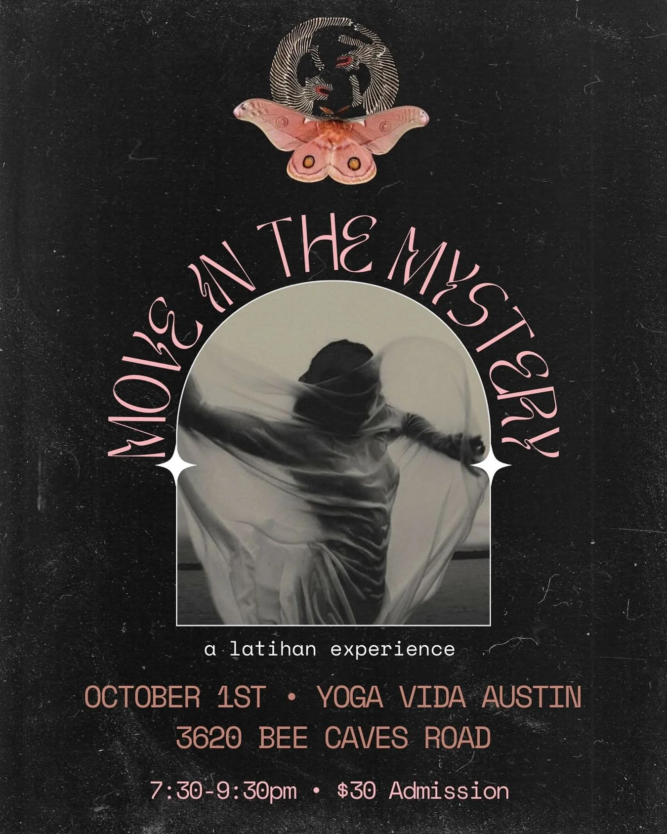 Announcing our October date for Latihan Austin 🌚 coming up in just over a week!! This one will be facilitated by the wonderful @dr.pixiespice 

Latihan is a blindfolded movement meditation where we slow wayyyyy down, listen deeply, and let the Myste