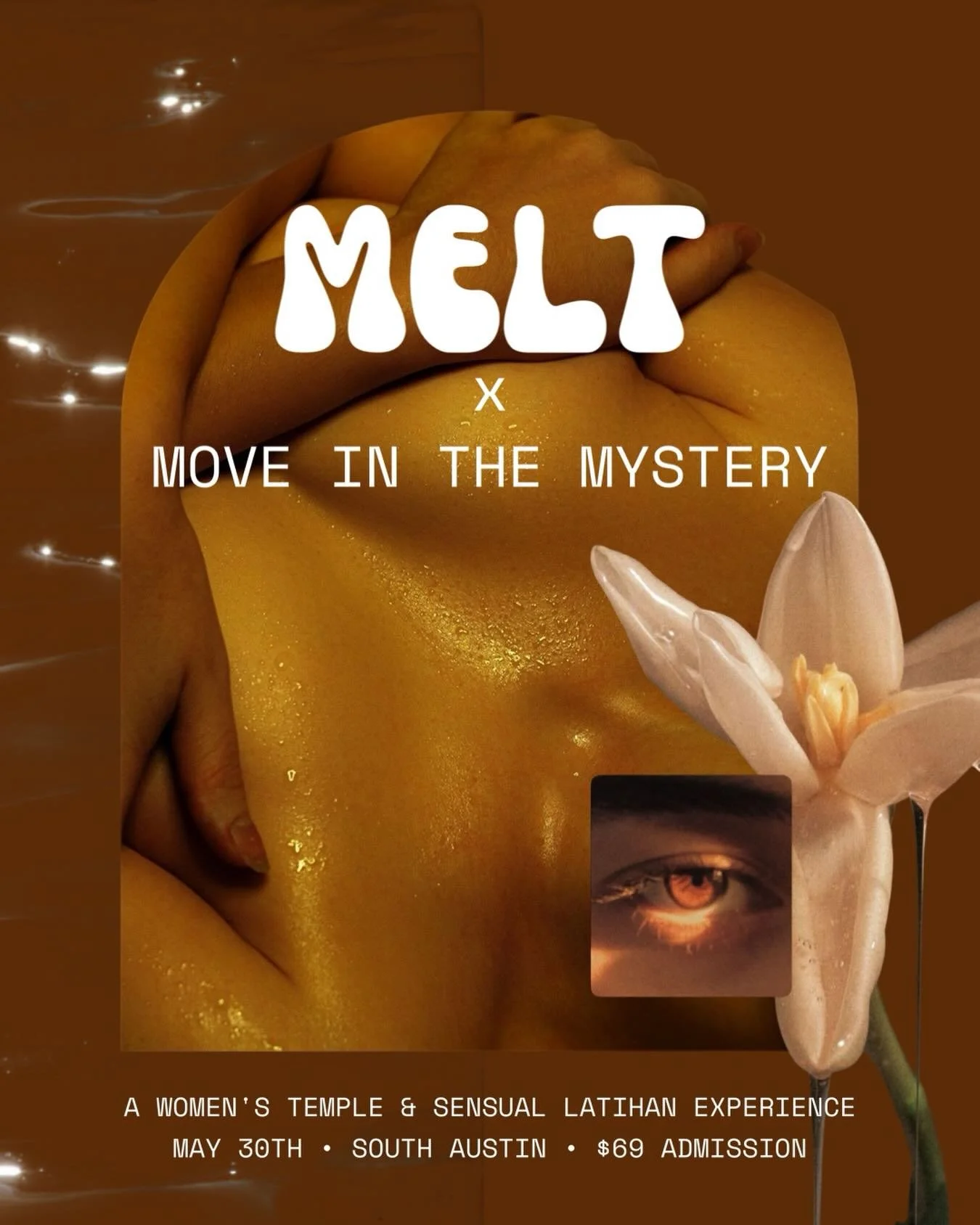 Melt x Move in the Mystery 🍯

We&rsquo;re thrilled to be collaborating with @mayraleen for an all women&rsquo;s Latihan + temple night on May 30th in South Austin.

The first half of the evening is guided by Julia @jeweliiaa through Latihan&mdash;a 