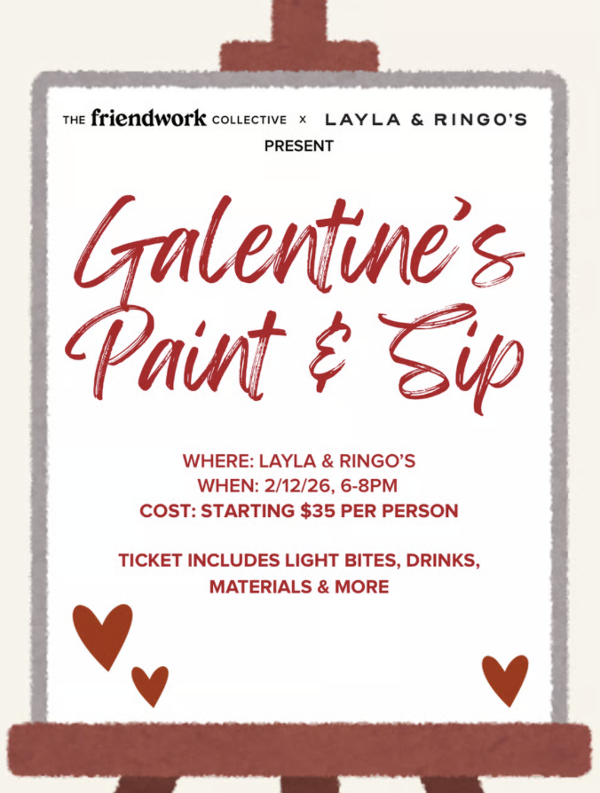 Galentine’s Paint &amp; Sip