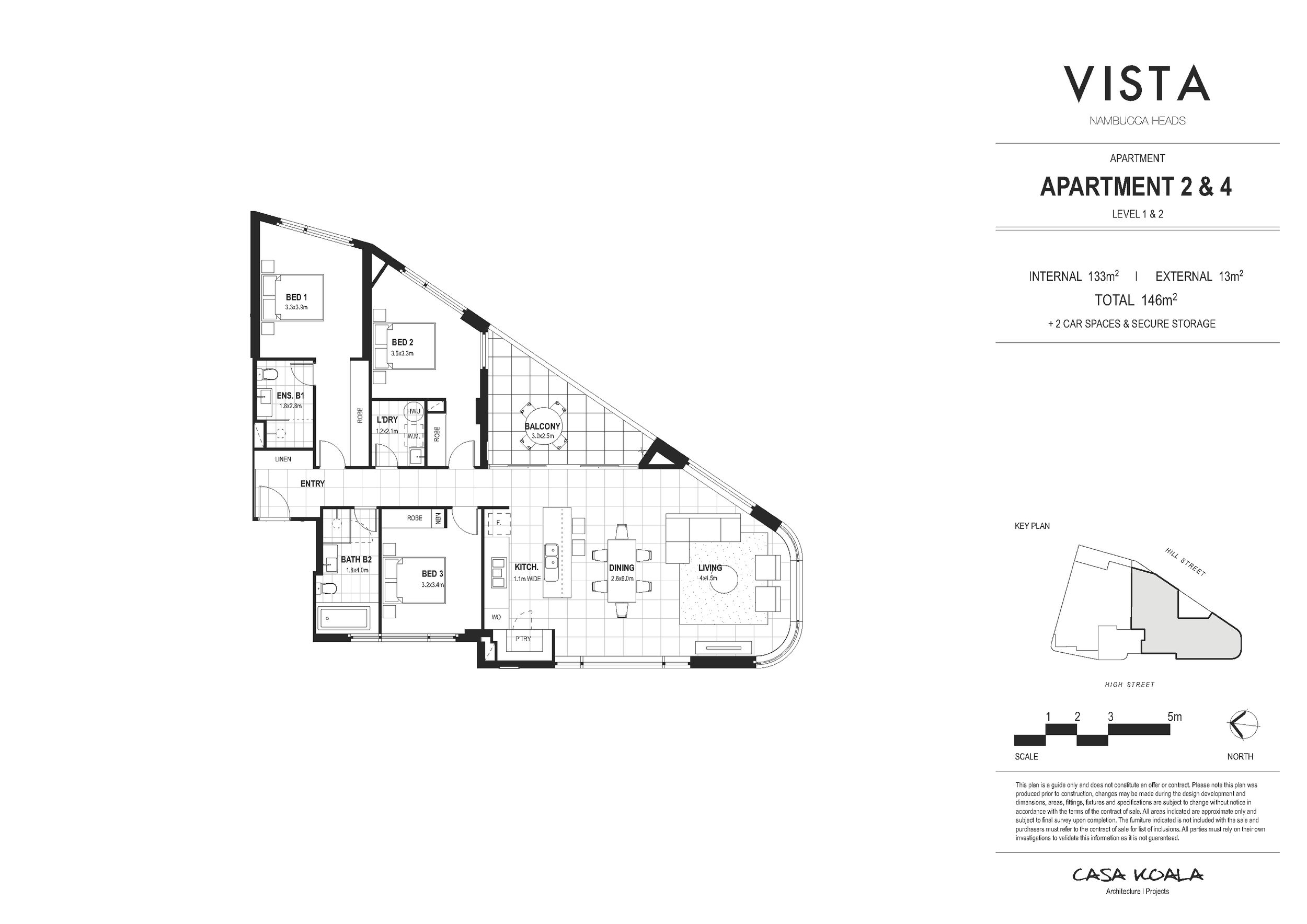 Vista Apartments Apartment 2 Floor Plan 