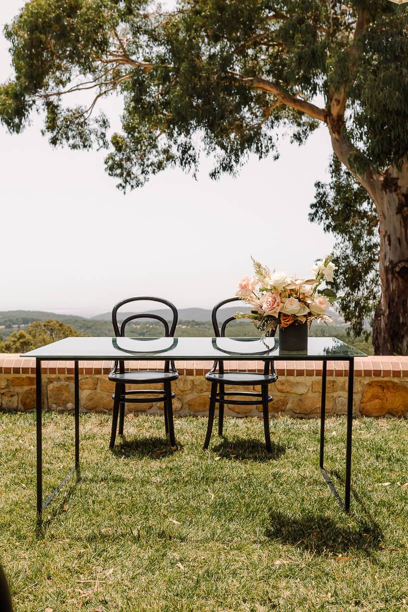 Camilla Glass Signing Table — HYGGE STUDIO