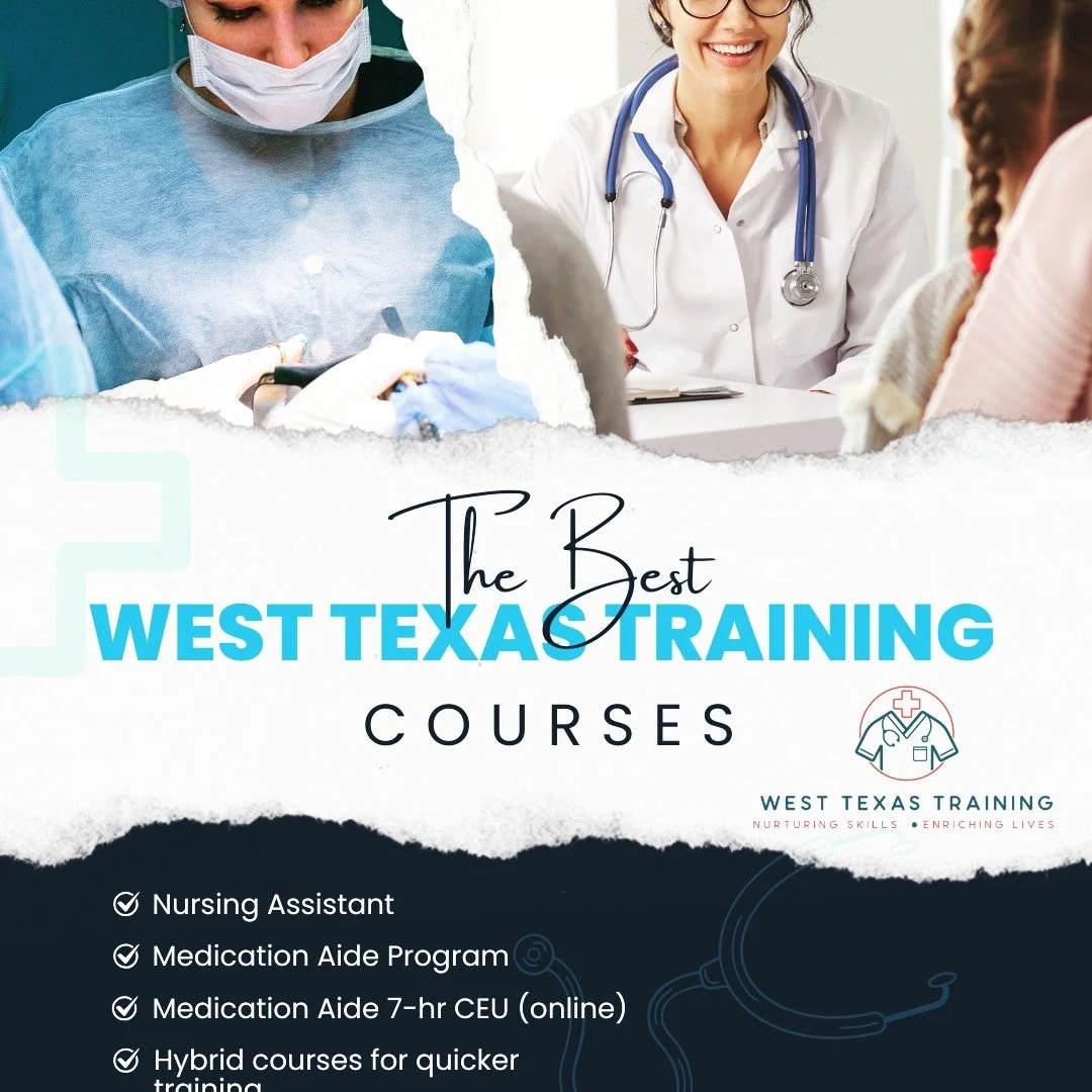 Sign up today by visiting westtexastraining.com and clicking book now to reserve your spot. Call/Text (806)548-4788 if you have any questions! @texastechhealthsciencecenter @lcuedu @waylondbaptist @southplainscollege