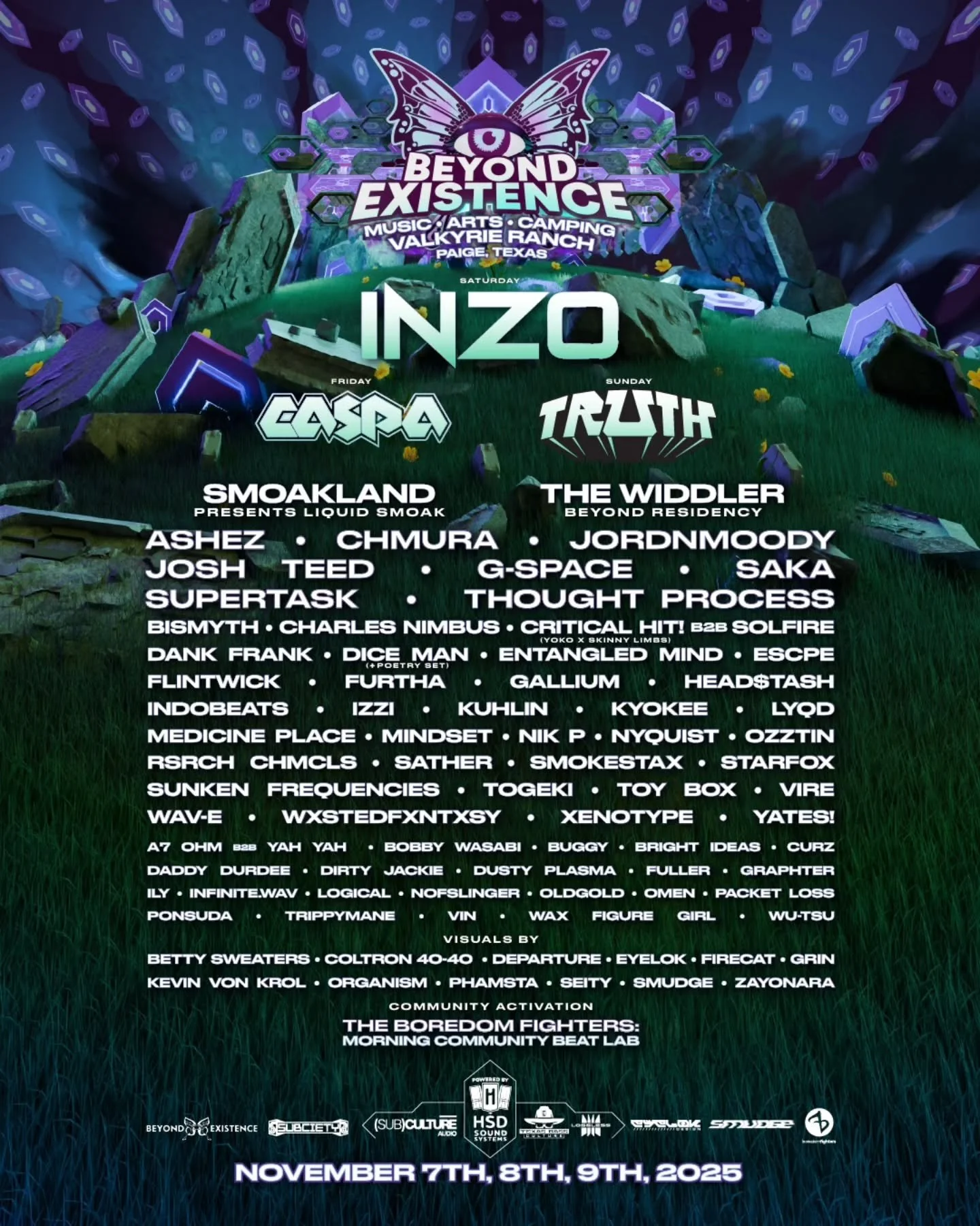 //announcement loading//_catch me preforming at @beyondexistencefest this November.
@subcietypresents @hsd_soundsystems @boredomfightersfoundation #beyondexistence