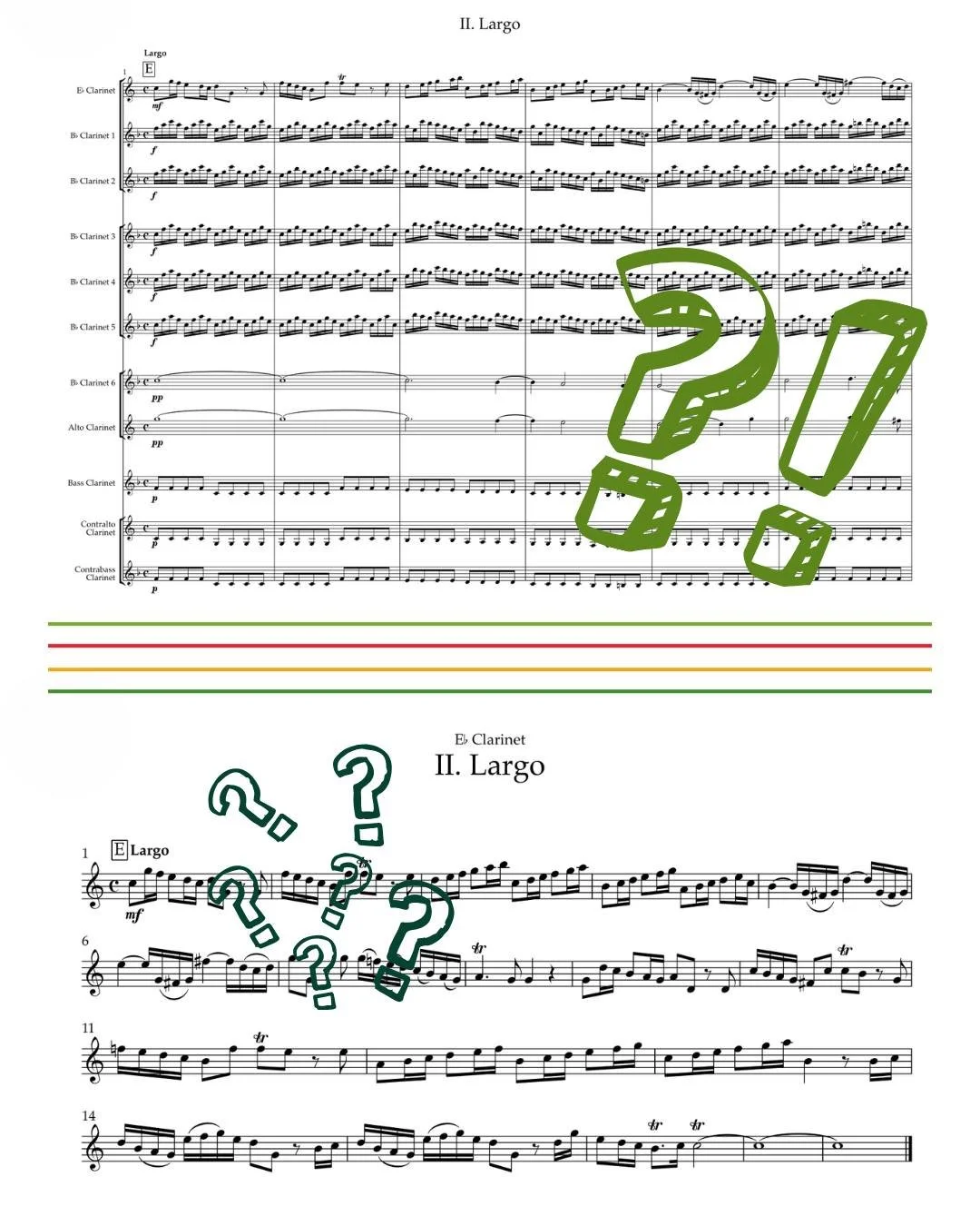 Just a little something we'll be preparing for this winter ❄️🎶

Any guesses what coming up? Drop them below!

#PricklyPearClarinets #ClarinetEnsemble #ChamberMusic #ClarinetChoir #RehearsalVibes #Sheetmusic #clarinetmusic #clarinetists #Ebclarinet #