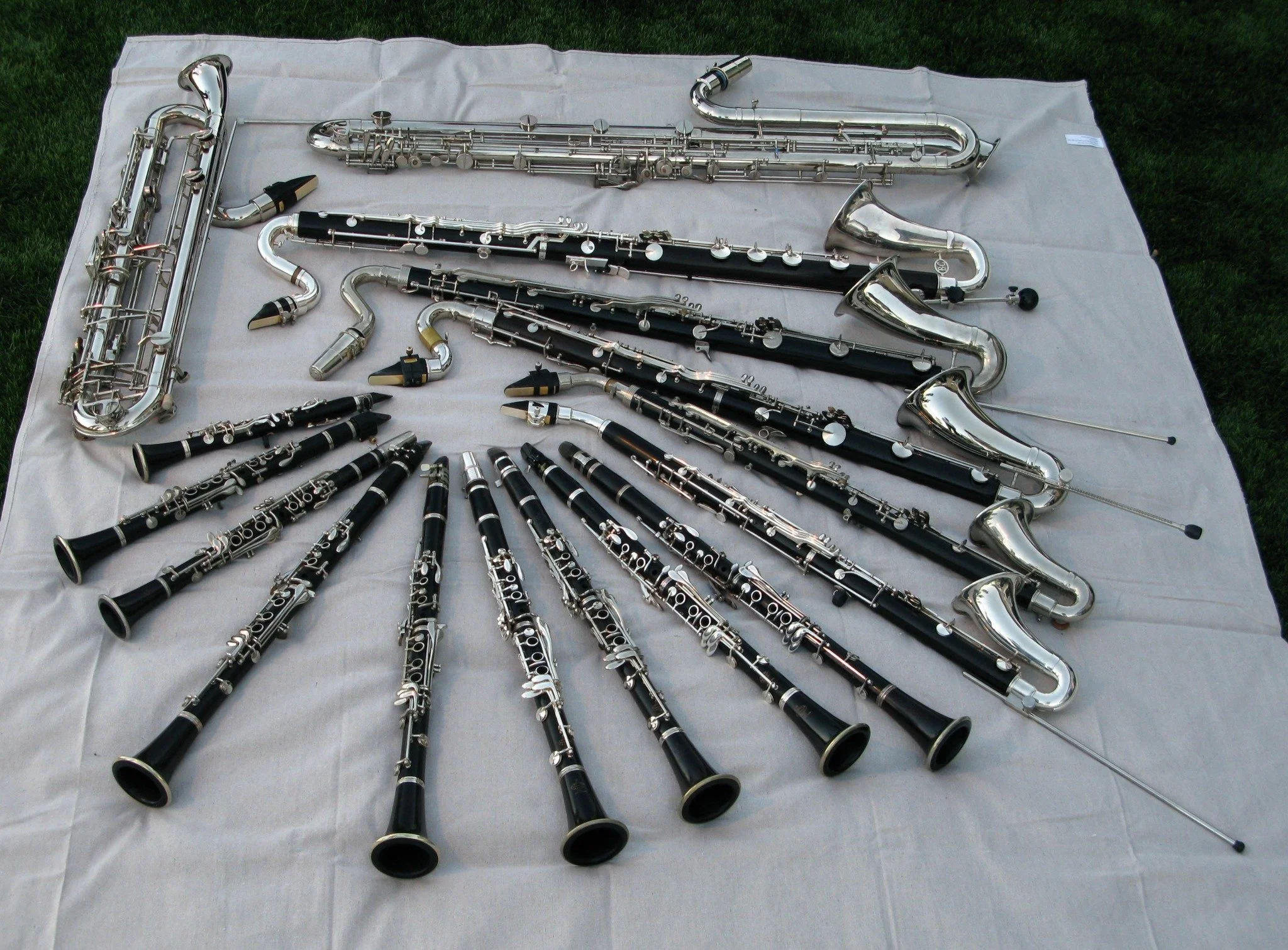🎶 The clarinet family includes over 10 different instruments&mdash;from Eb to contrabass!
Ab piccolo, Eb, D, C, Bb, A, Basset horn, Alto clarinet, Bass clarinet, Contra alto, Contra bass... and that's not even all of them!

Which is YOUR favorite?

