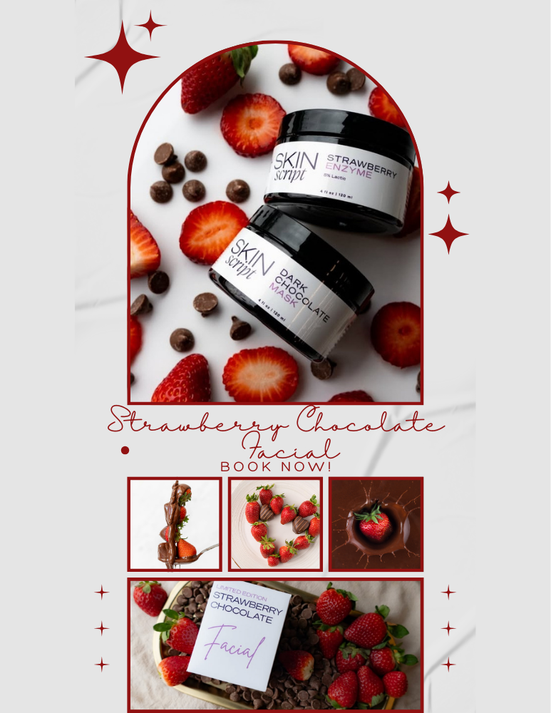 strawberry enzyme jars with chocolate dipped strawberry images