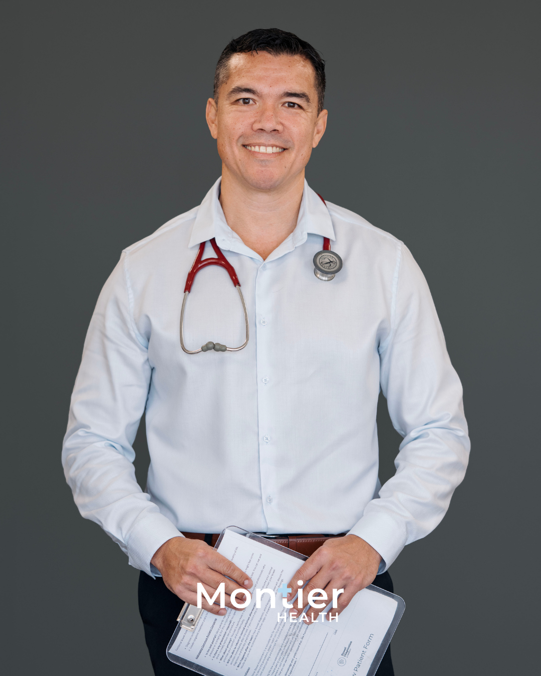 GP doctor smiling health care