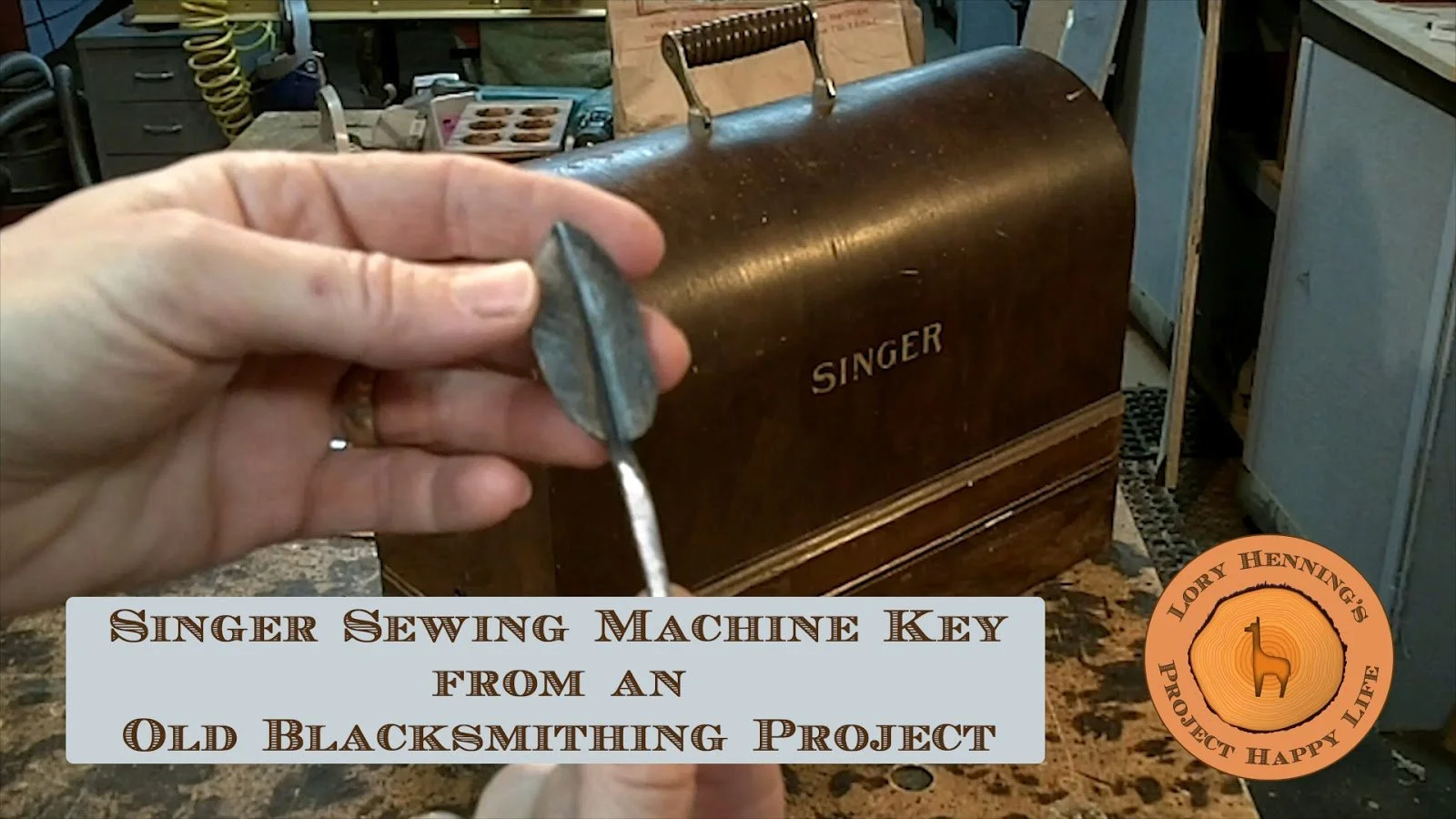 Singer Sewing Machine Key from an Old Blacksmithing Project